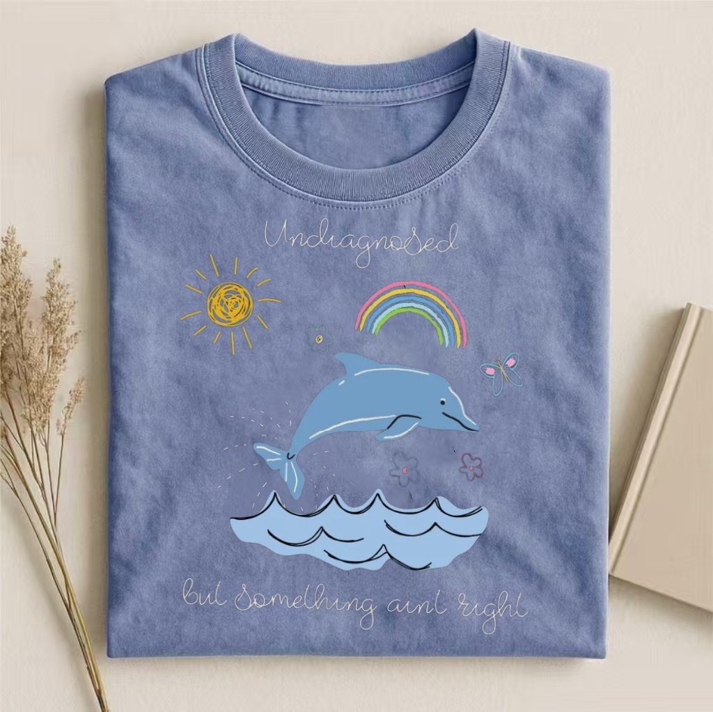 "Undiagnosed" Dolphin Meme T-shirt