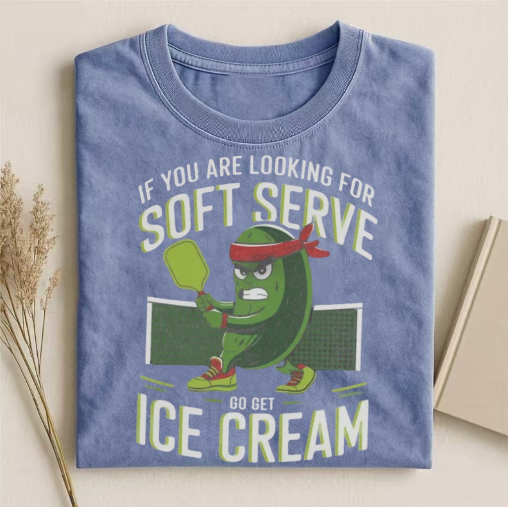 Soft Serve Pickleball Joke T-shirt