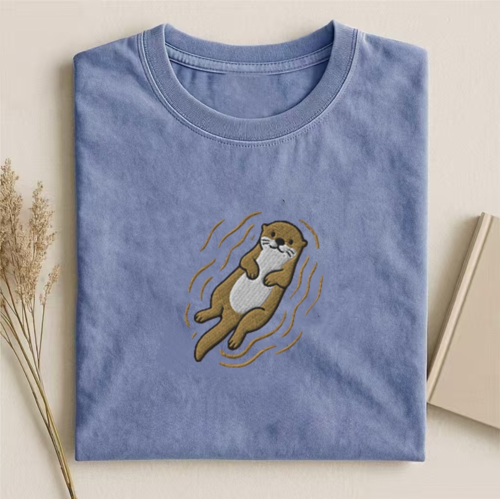 Embroidered Otter T-shirt
