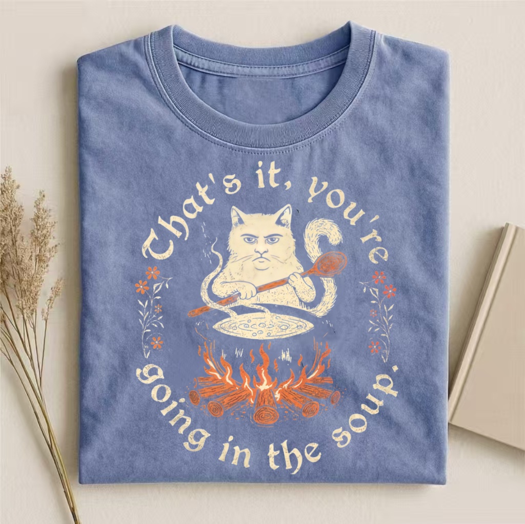 Weird Medieval Cat T-shirt