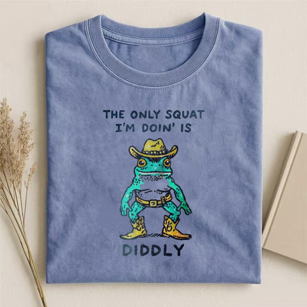 Funny Cowboy Frog Meme T-shirt