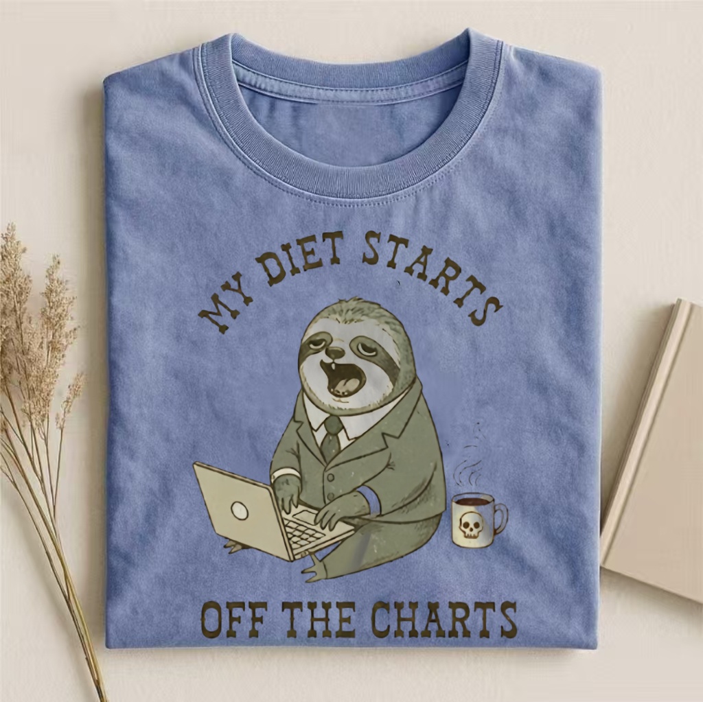 My Diet Starts off the charts T-shirt
