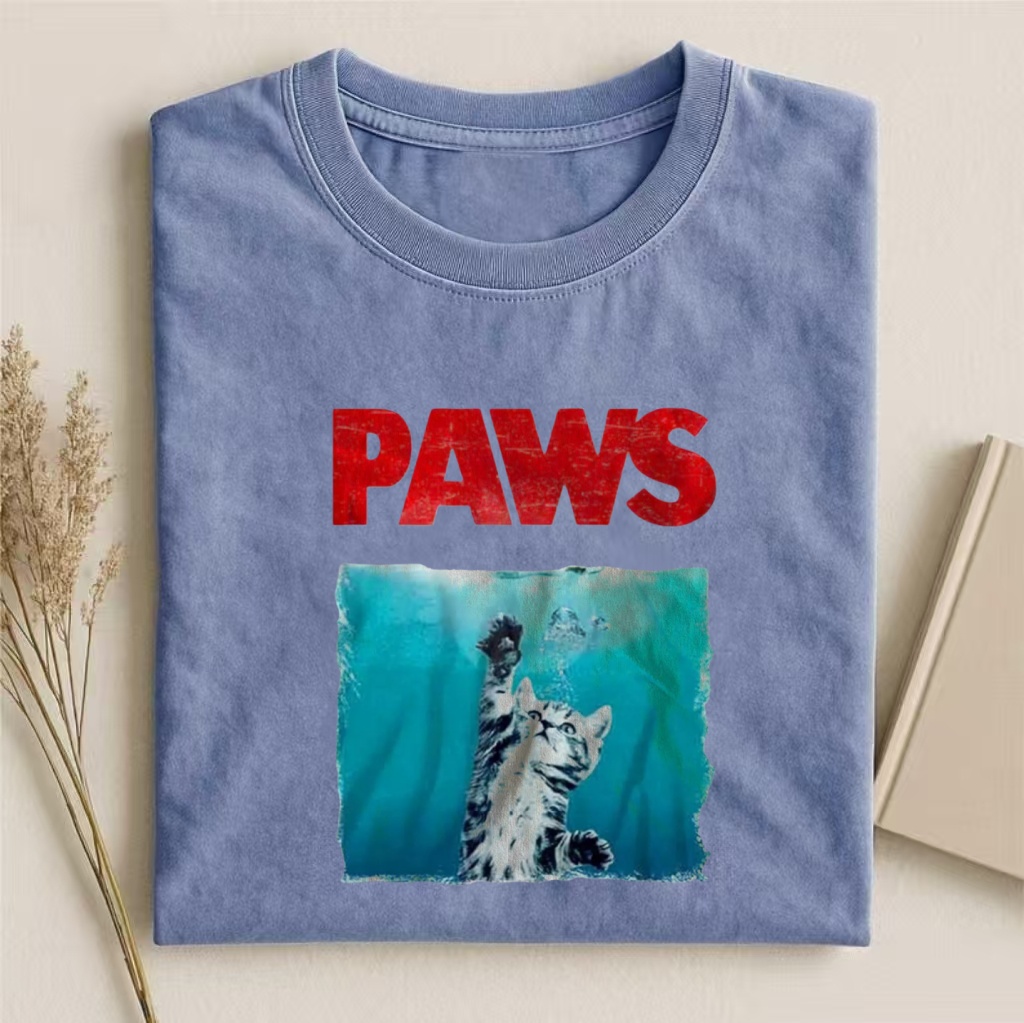 Paws Kitten Jaws Cute Cat Fun T-Shirt