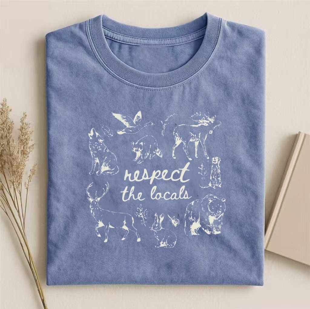 "Respect the Locals" Wildlife Graphic T-shirt
