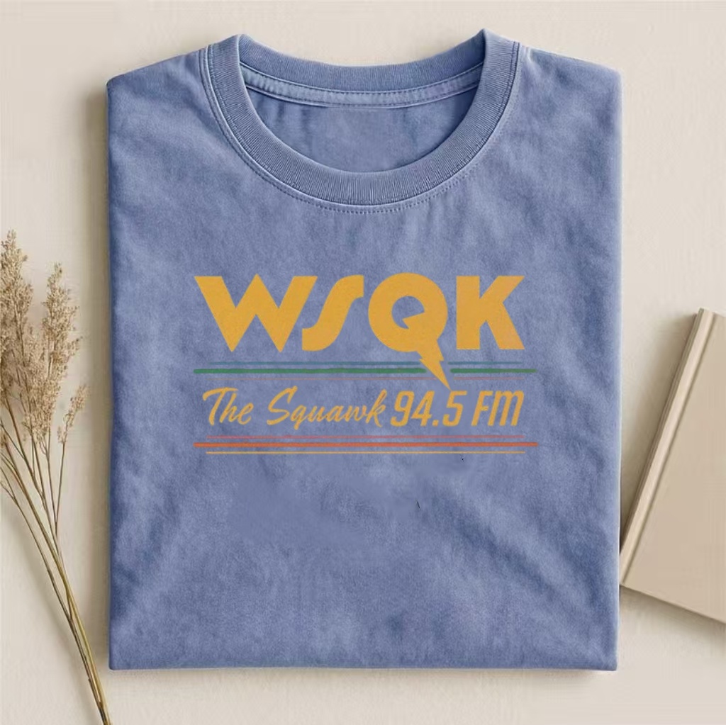 WSQK "The Squawk 94.5 FM" Retro Radio T-shirt