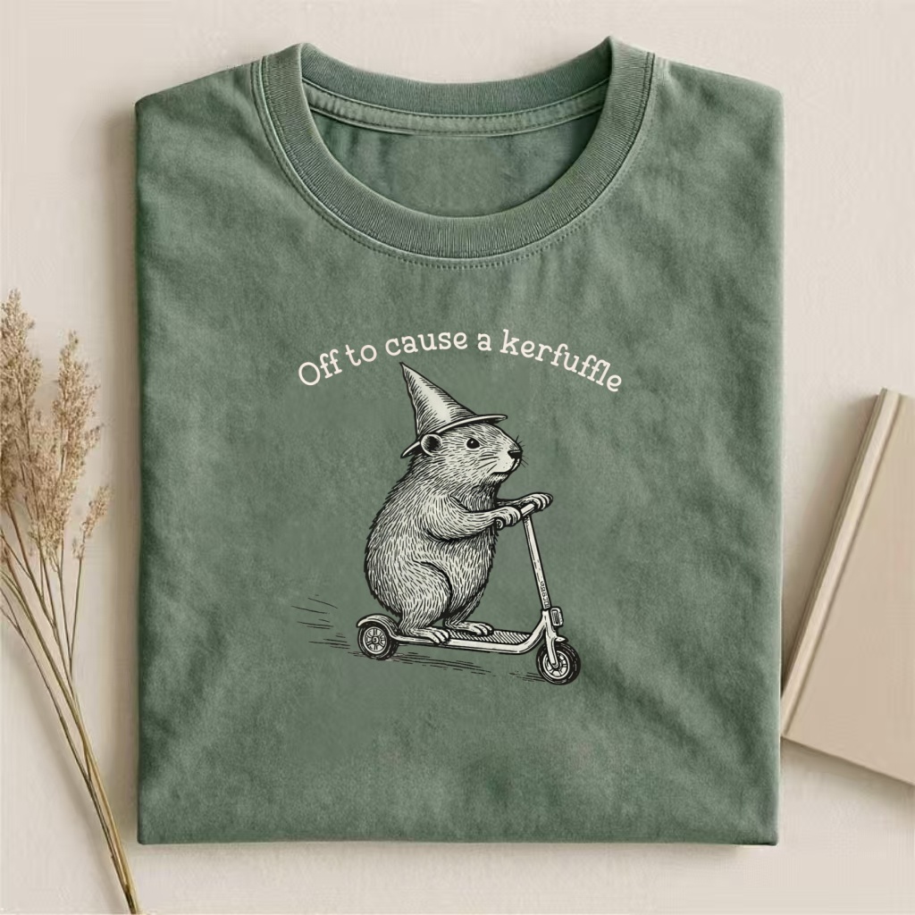 Kerfuffle-Causing Groundhog Wizard T-shirt