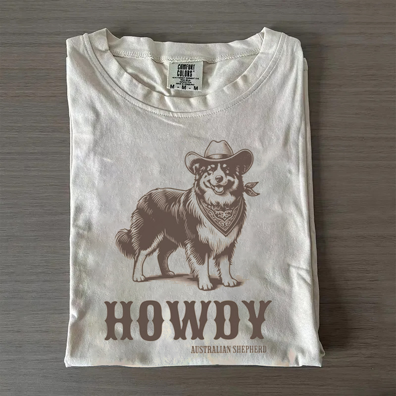 Howdy Australian Shepherd T-shirt