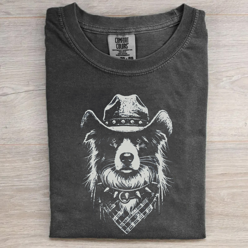 Australian Shepherd Cowboy T-shirt