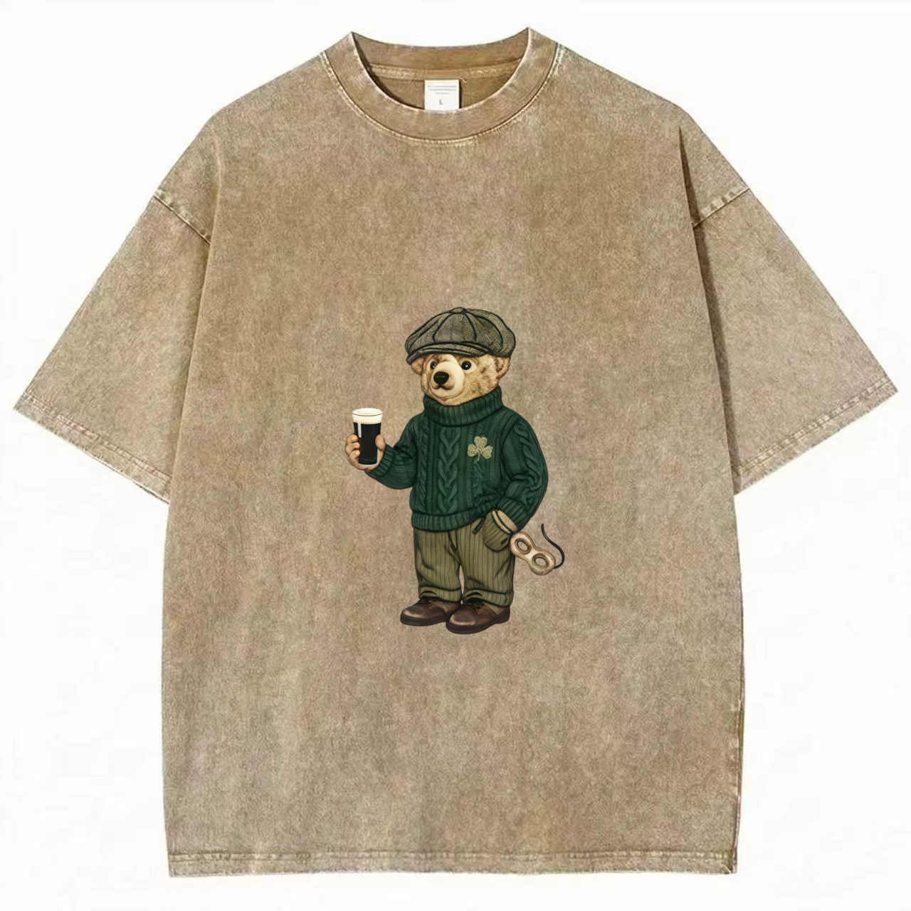 Y2K St Patricks Day Bear T-Shirt