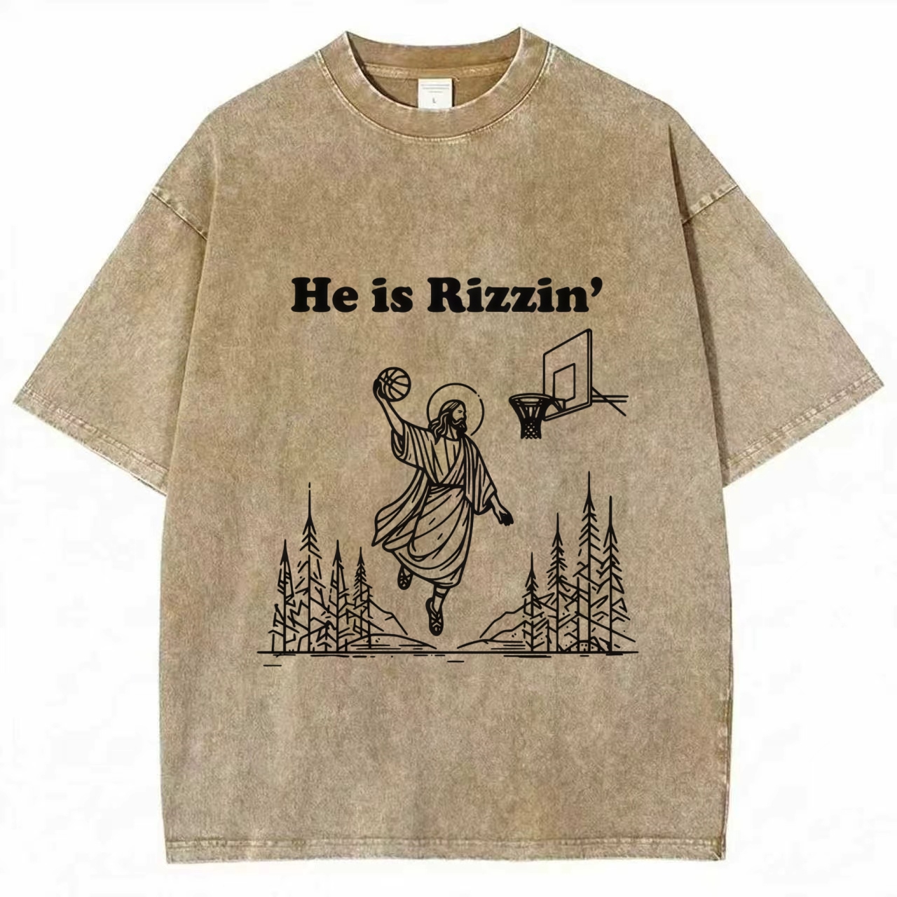 Funny Jesus Basketball T-Shirt
