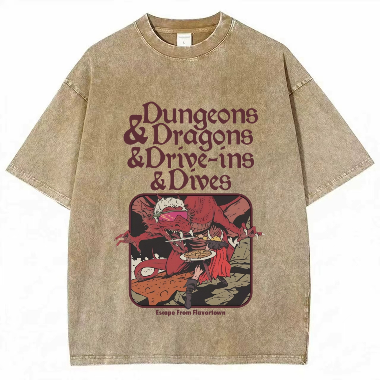 Dungeon Dragon Dive ins and Dives Graphic T-Shirt
