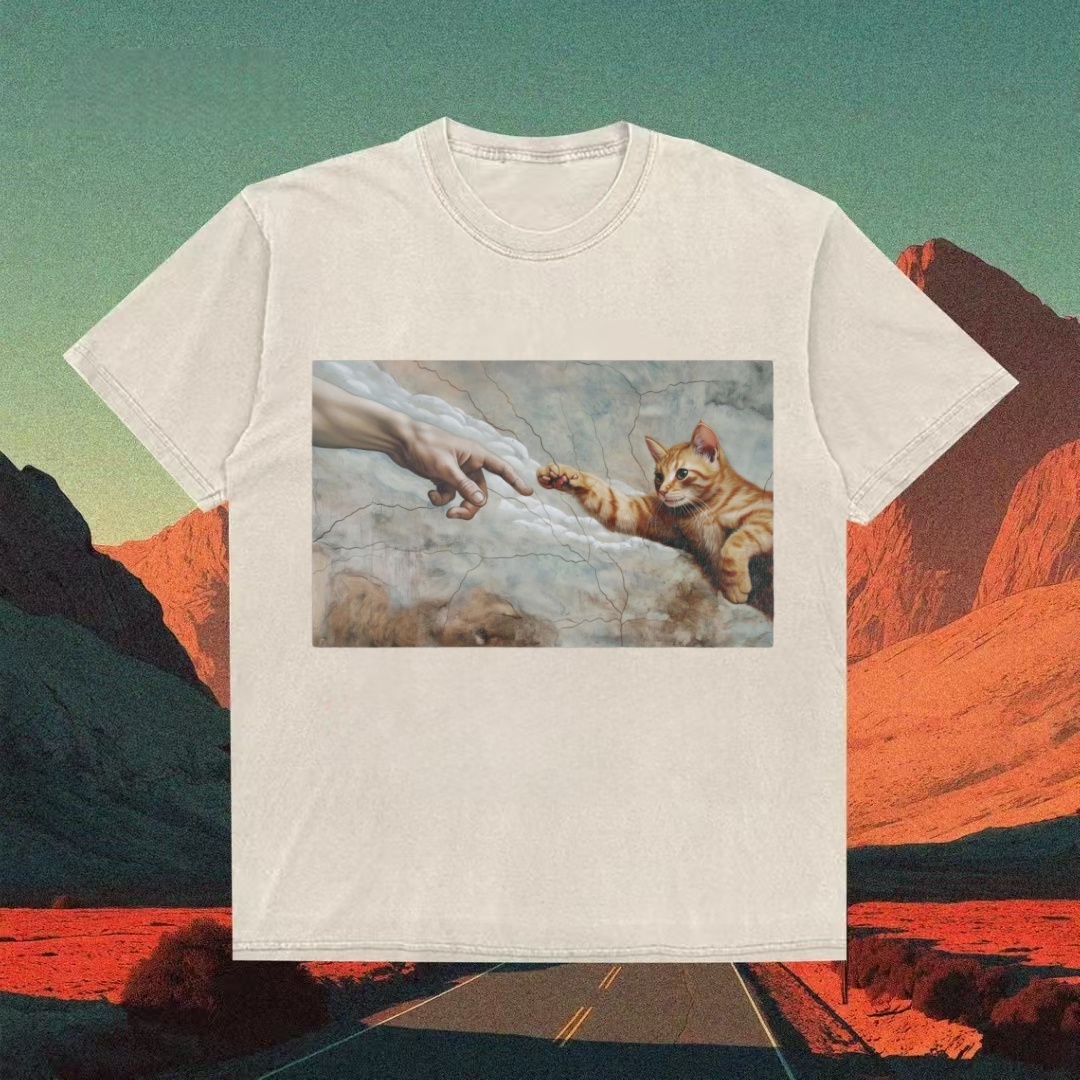 The Creation of Cat Ar T-shirt