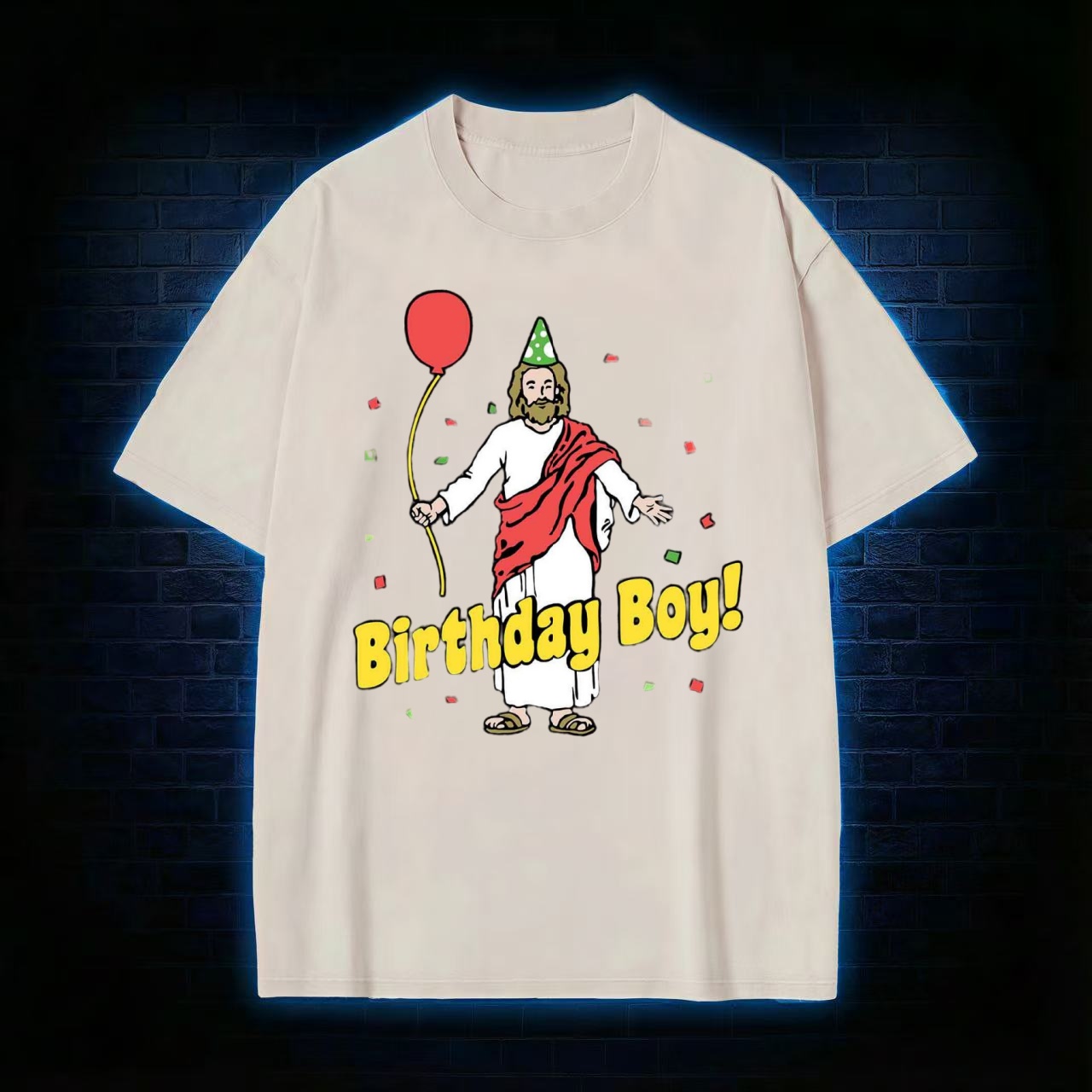 Birthday Boy Washed T-shirt