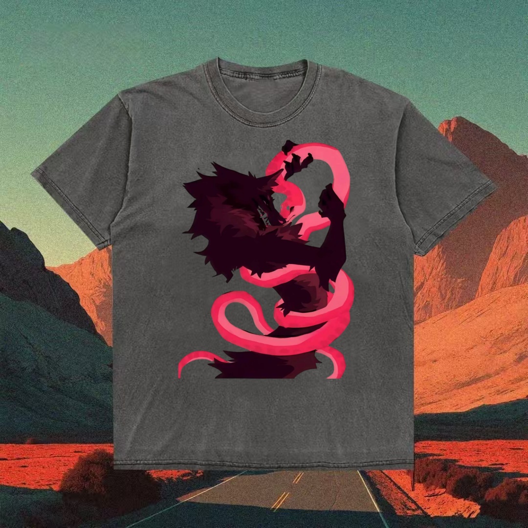Shadow Creature With Pink Tentacles T-shirt