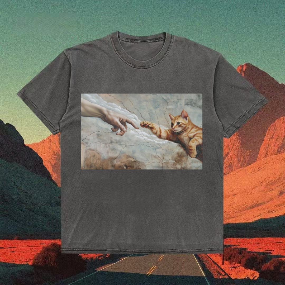 The Creation of Cat Ar T-shirt