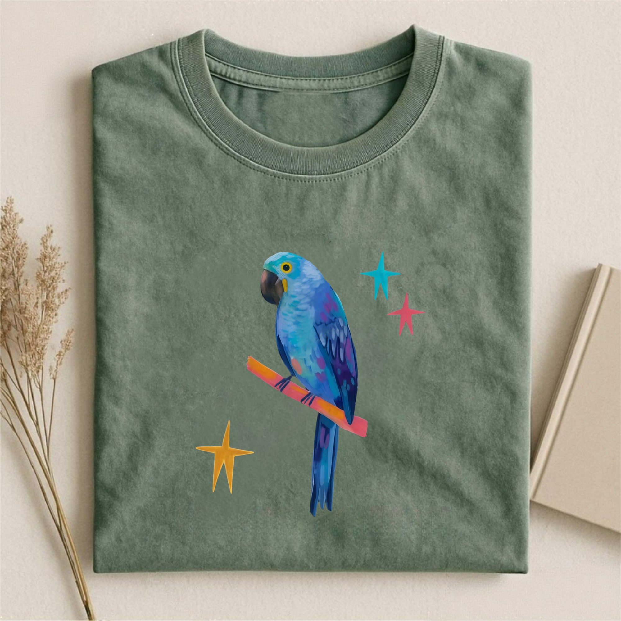 Colorful Parrot T-shirt