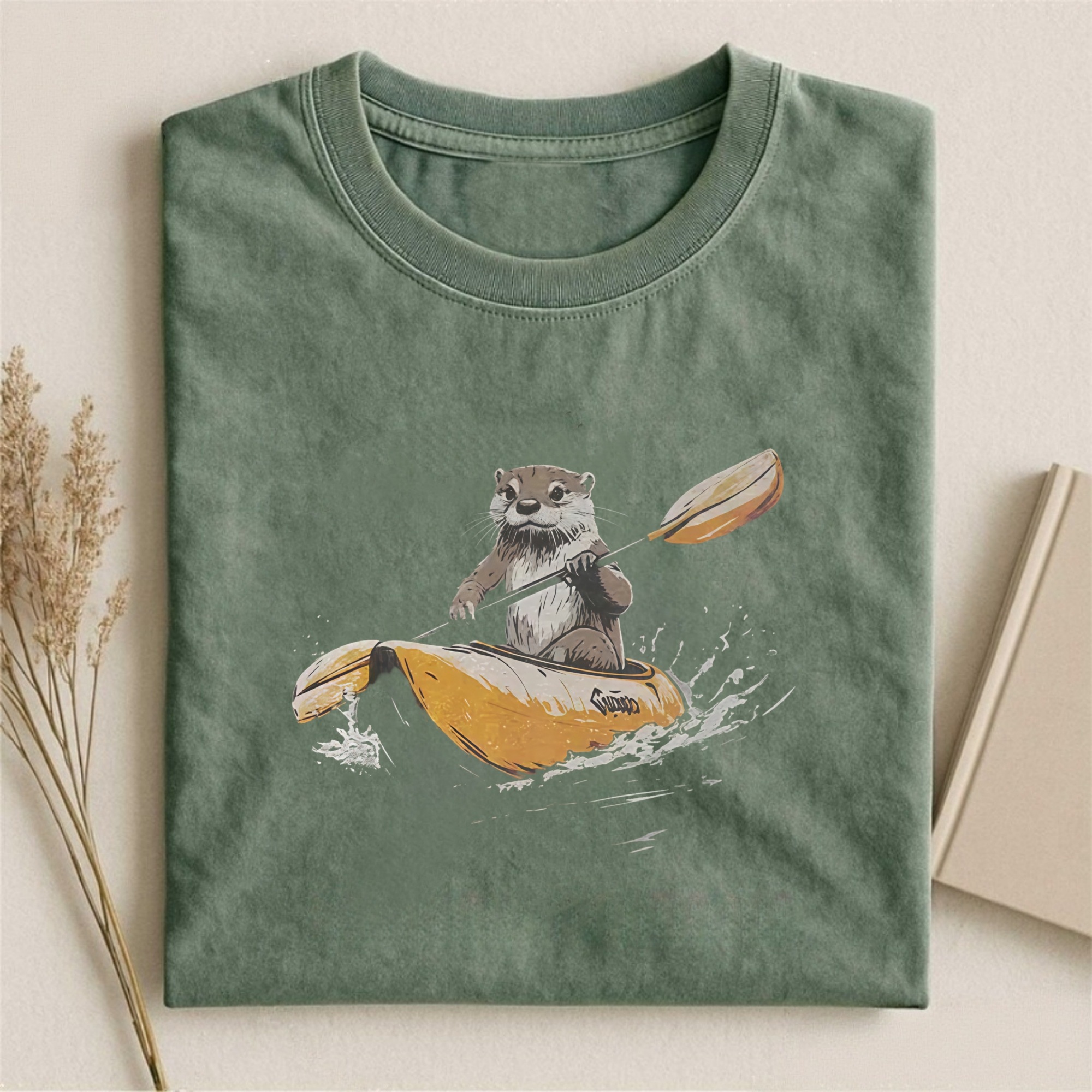 Kayaking Otter T-shirt
