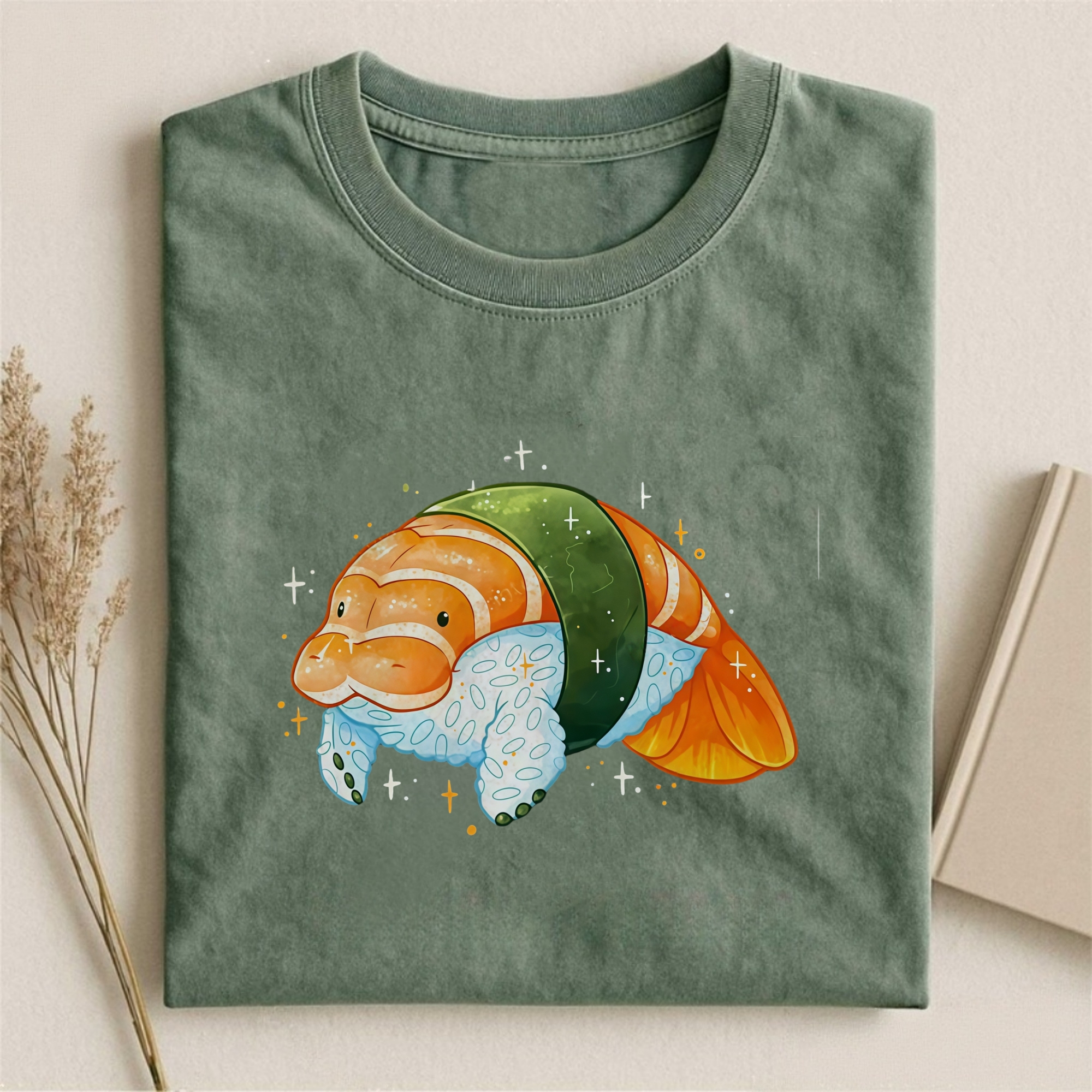 Sushi Shaped Salamander T-shirt