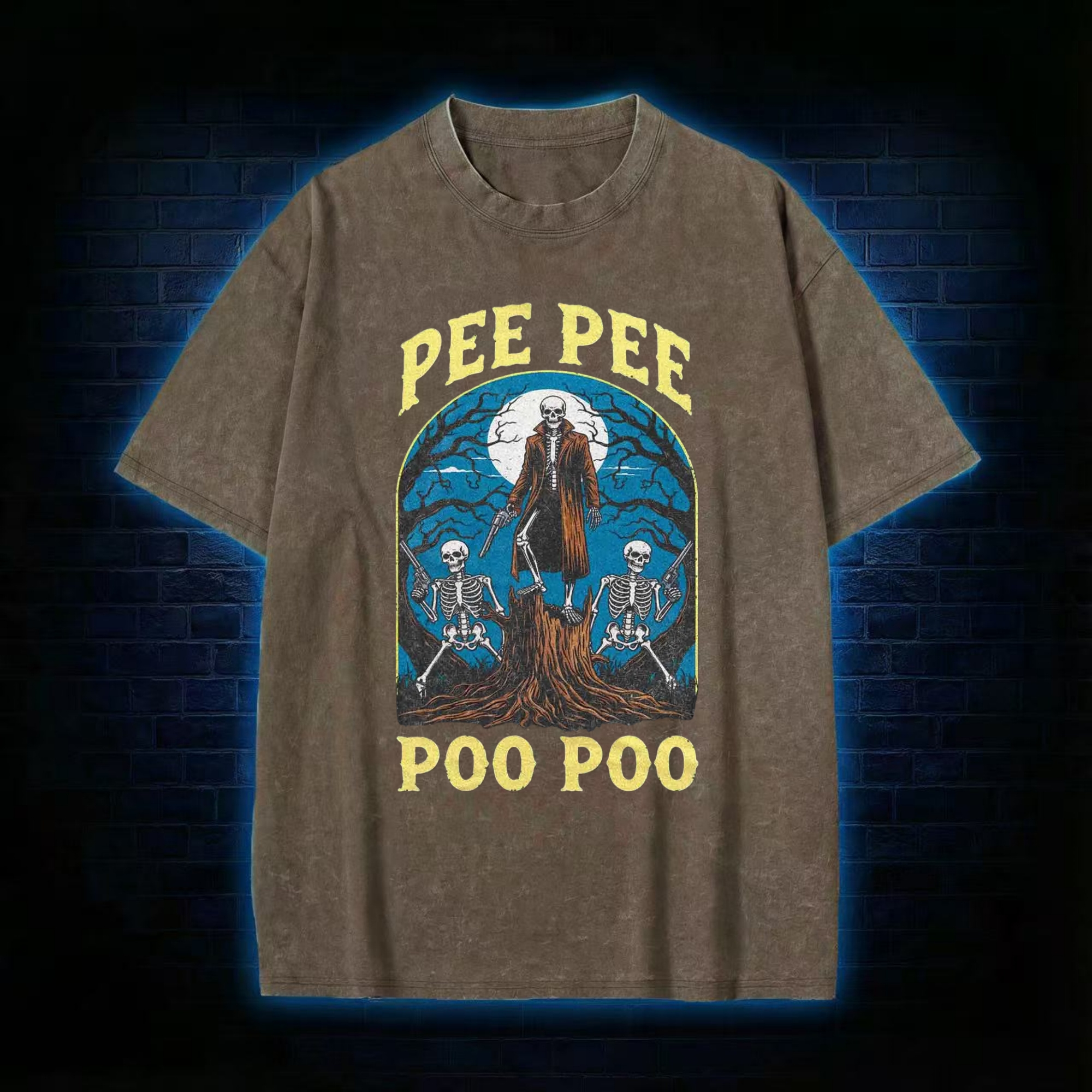 Pee Pee Poo Poo Washed T-shirt