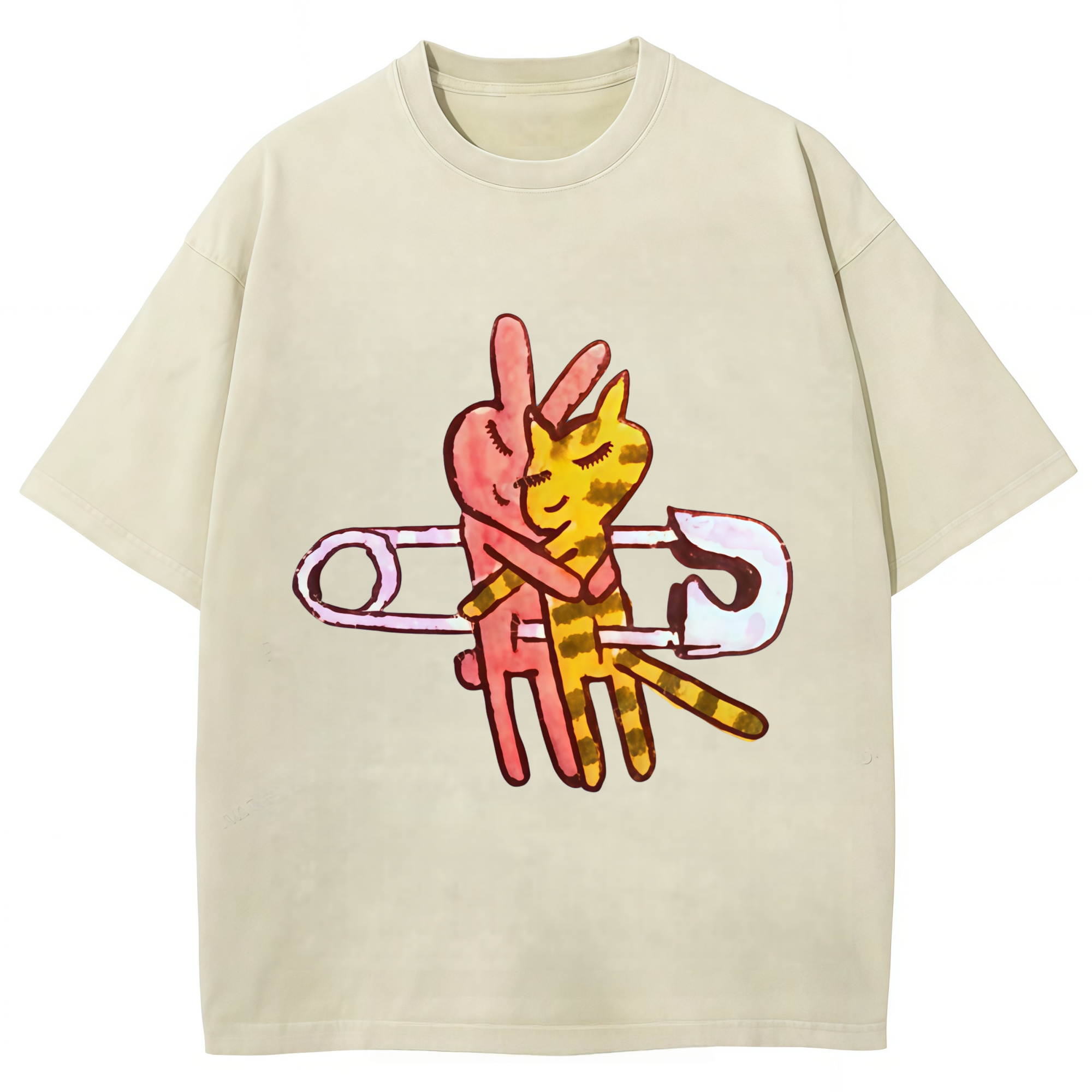 Loving Rabbits And Cats T-shirt