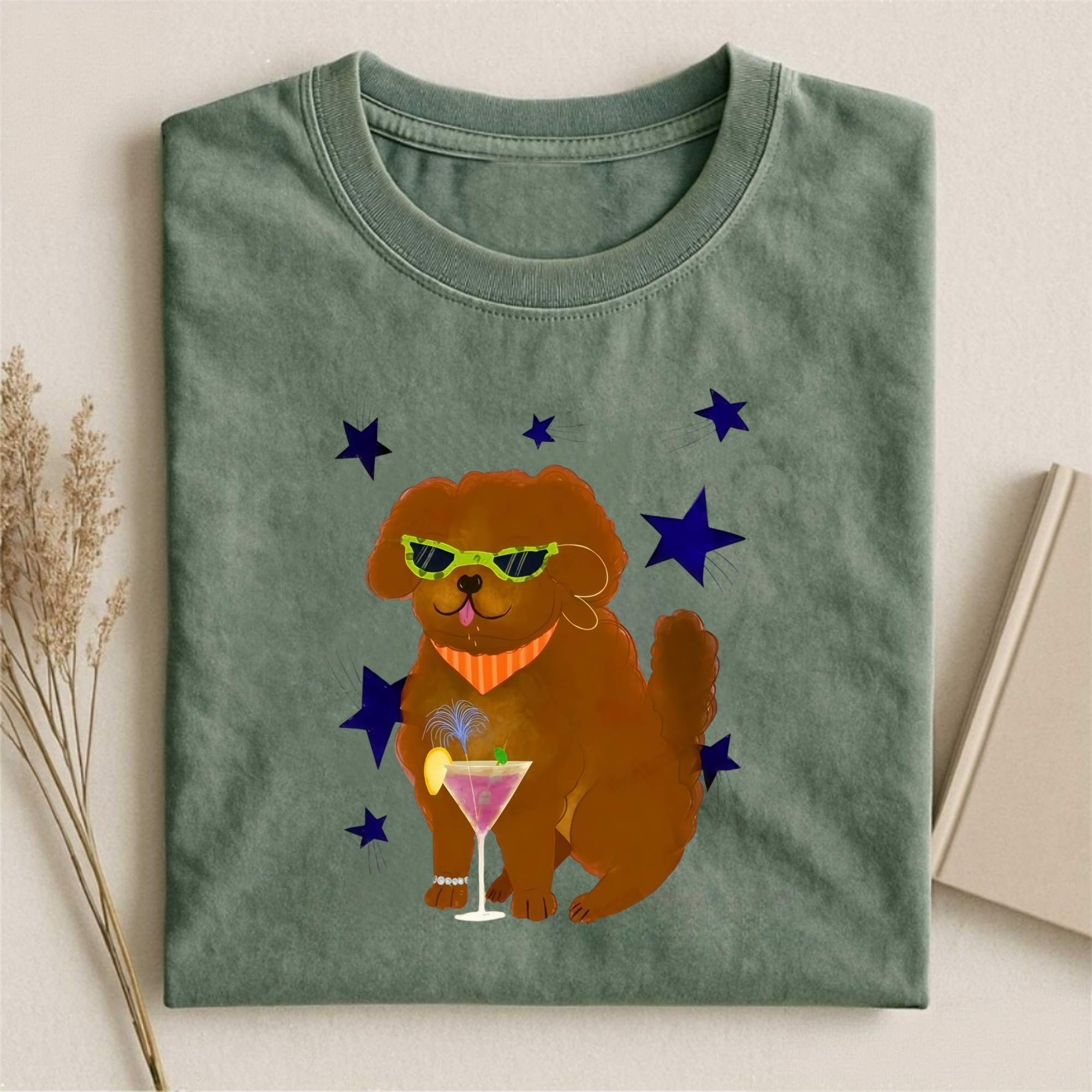 Trendy And Cute Dog T-shirt