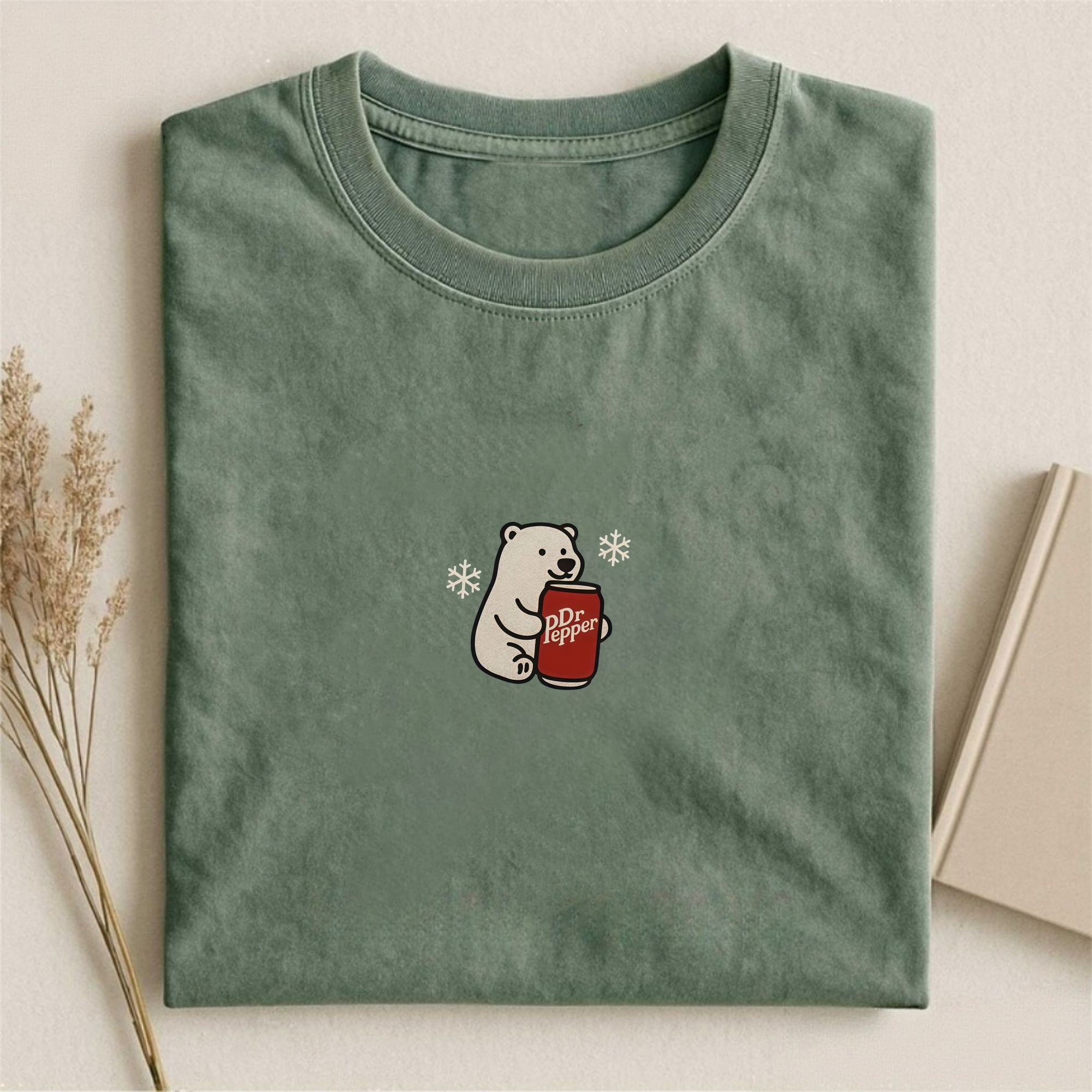 Embroidered Polar Bear T-shirt