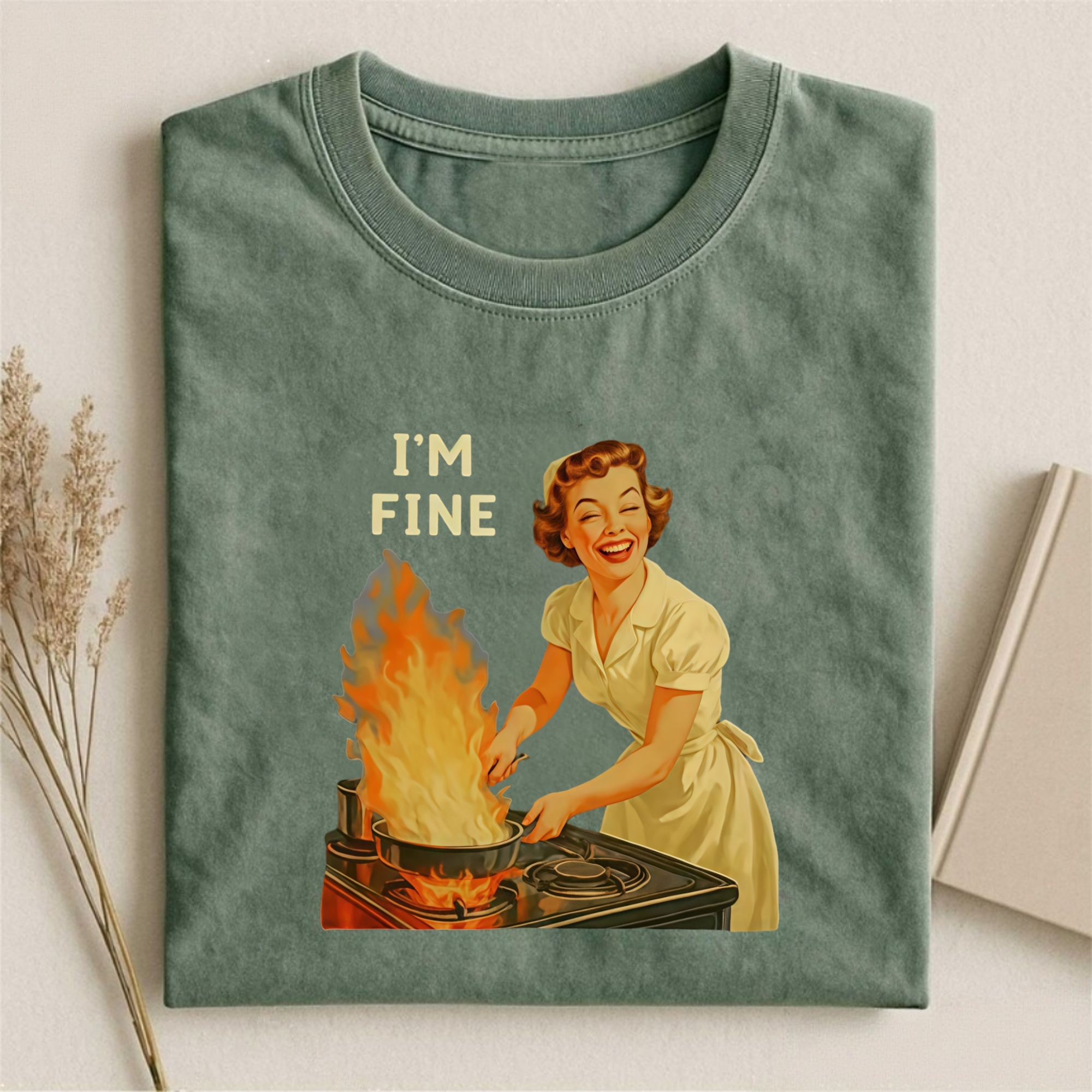 I’m Fine Retro T-shirt