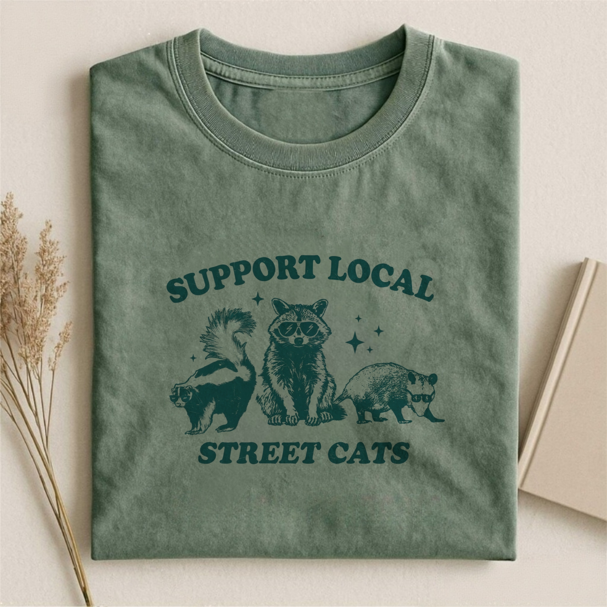 Support Your Local Street Cats T-shirt
