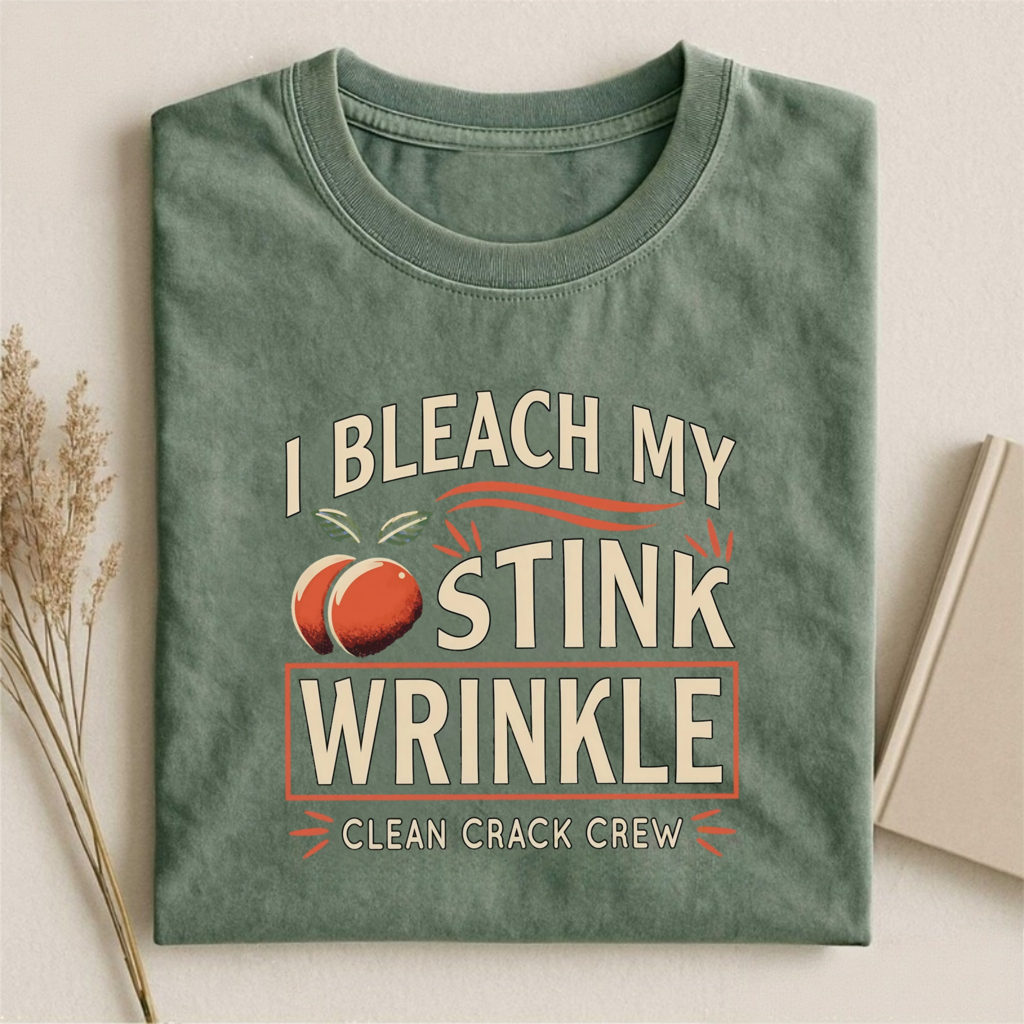 I Bleach My Stink Wrinkle T-shirt