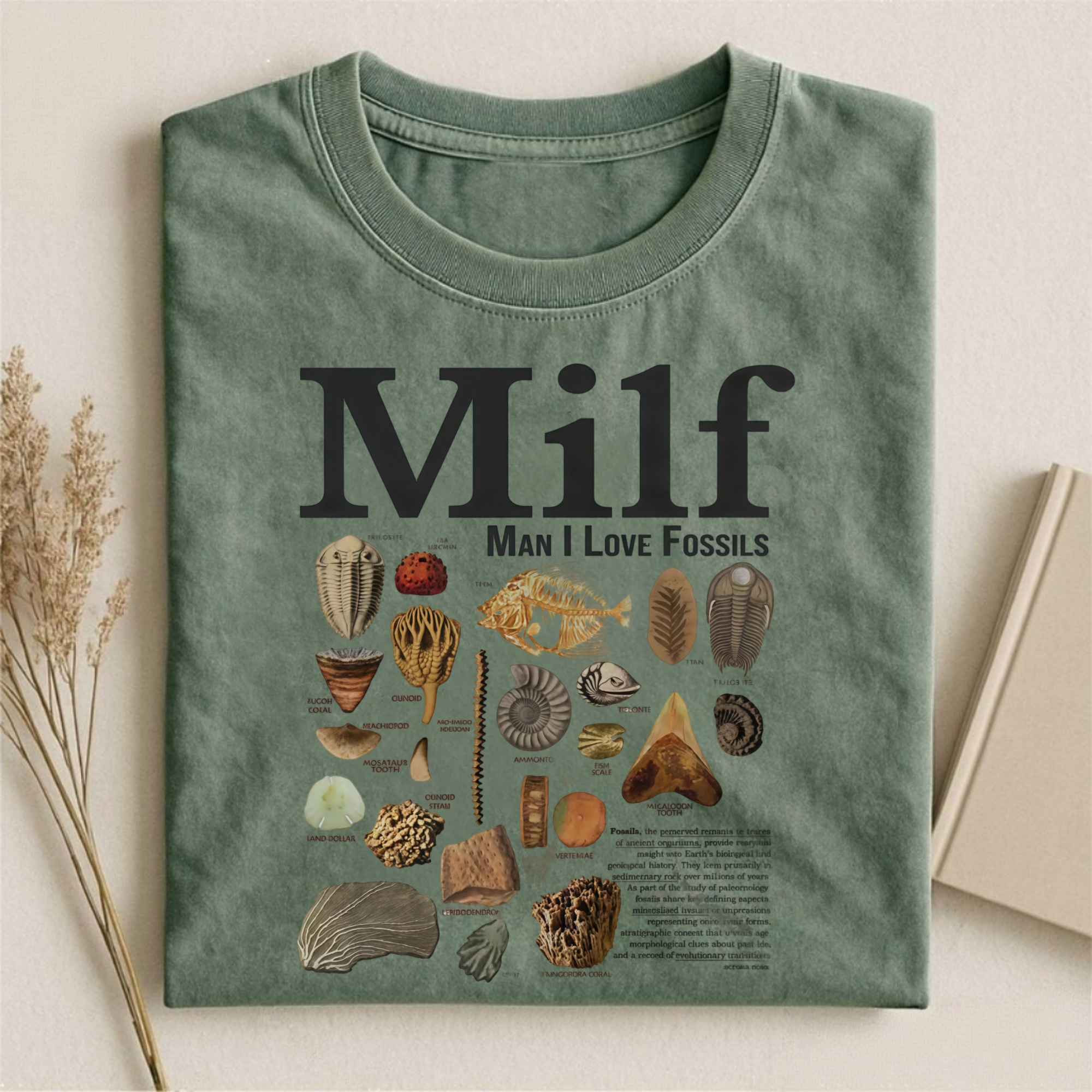 Man I Love Fossils Vintage T-shirt