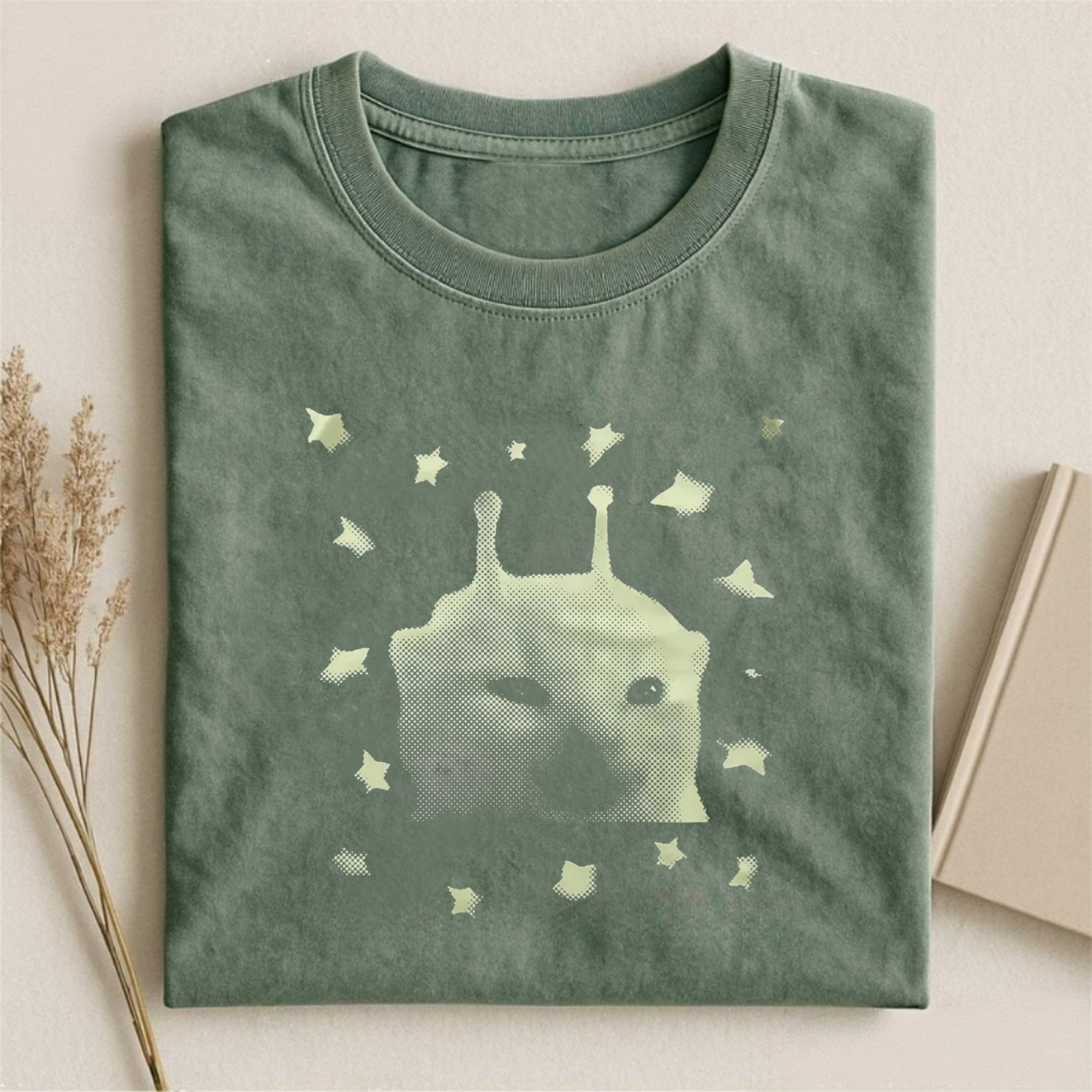 Y2k Alien Cat meme T-shirt