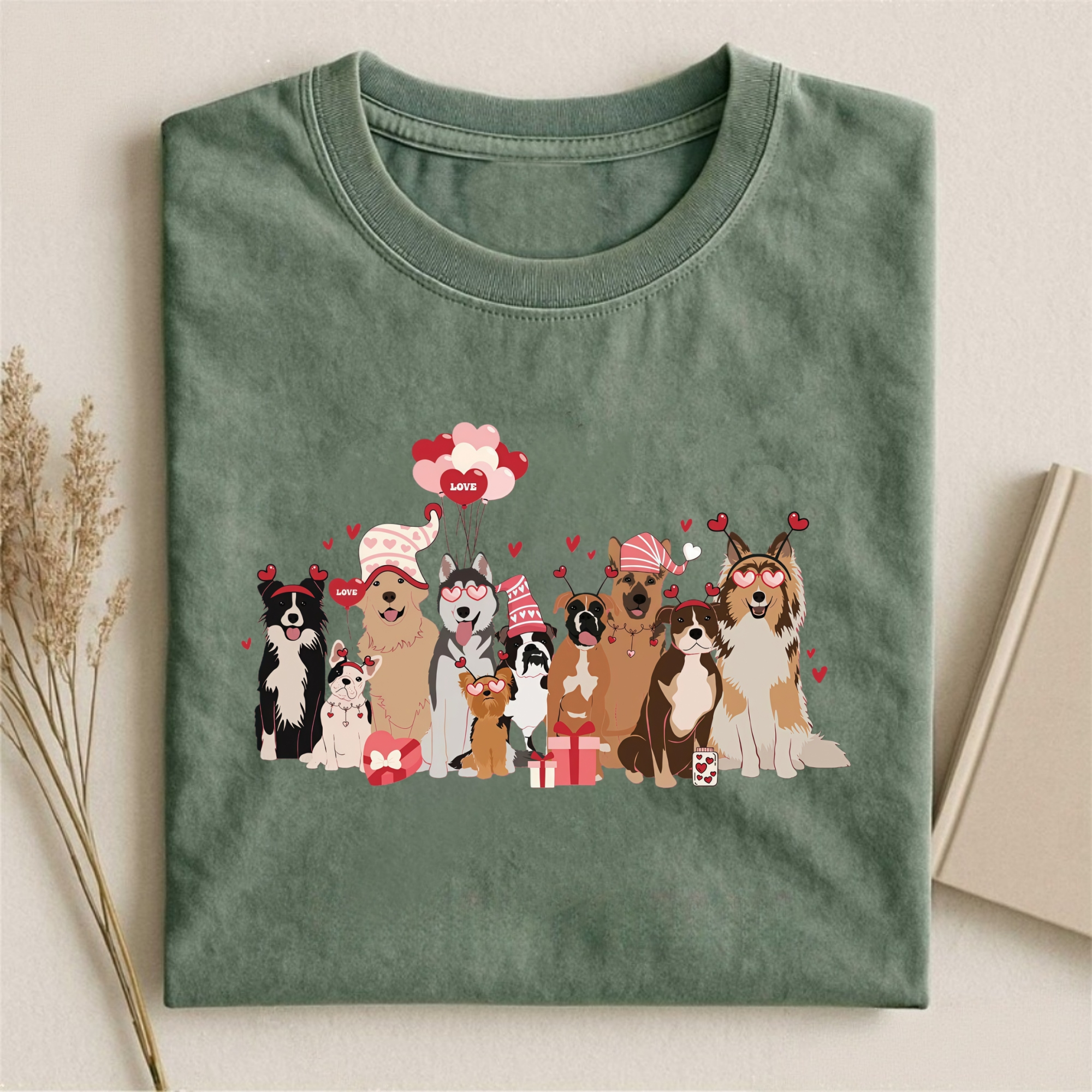 Valentines Dogs T-shirt
