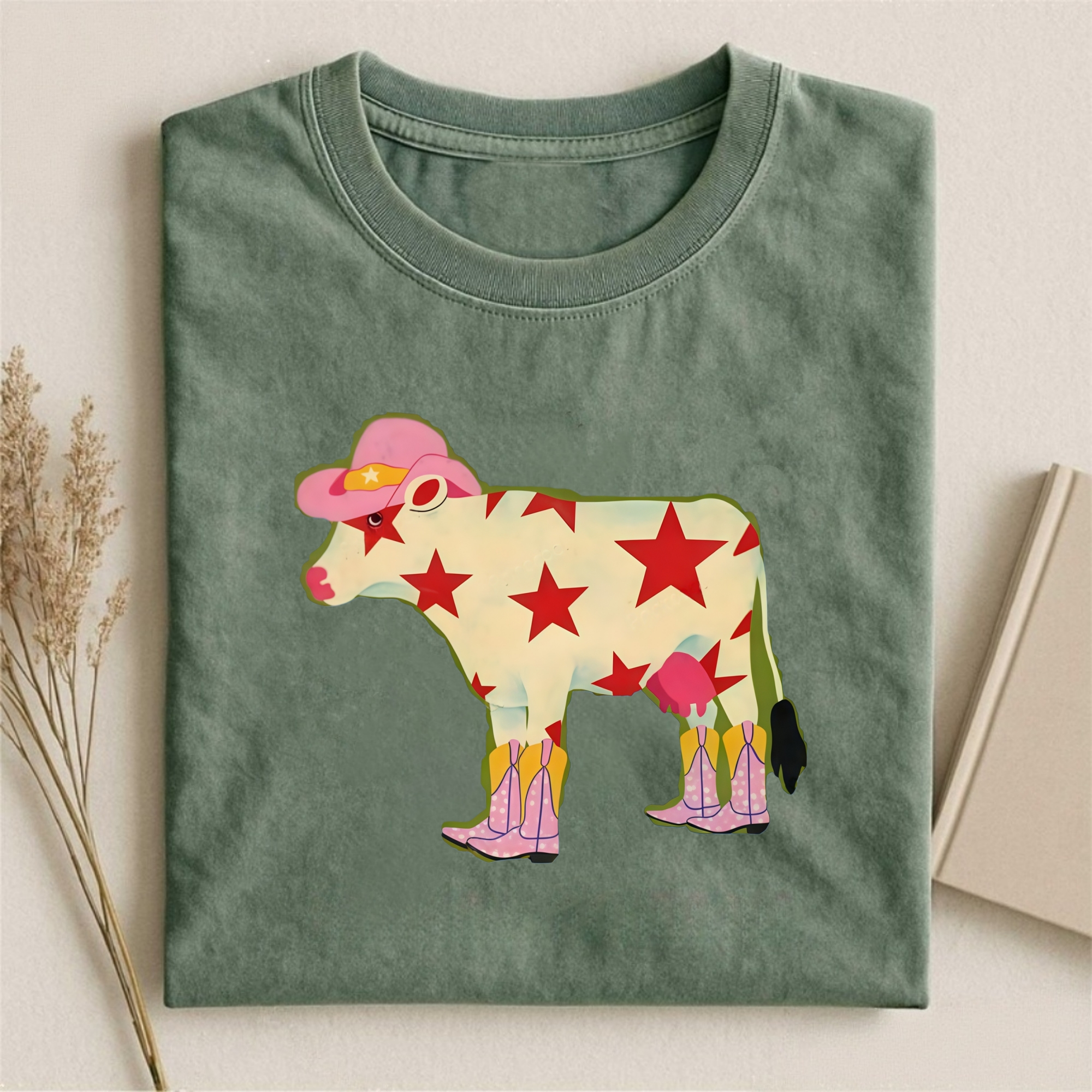 Western Adorable Cow T-shirt