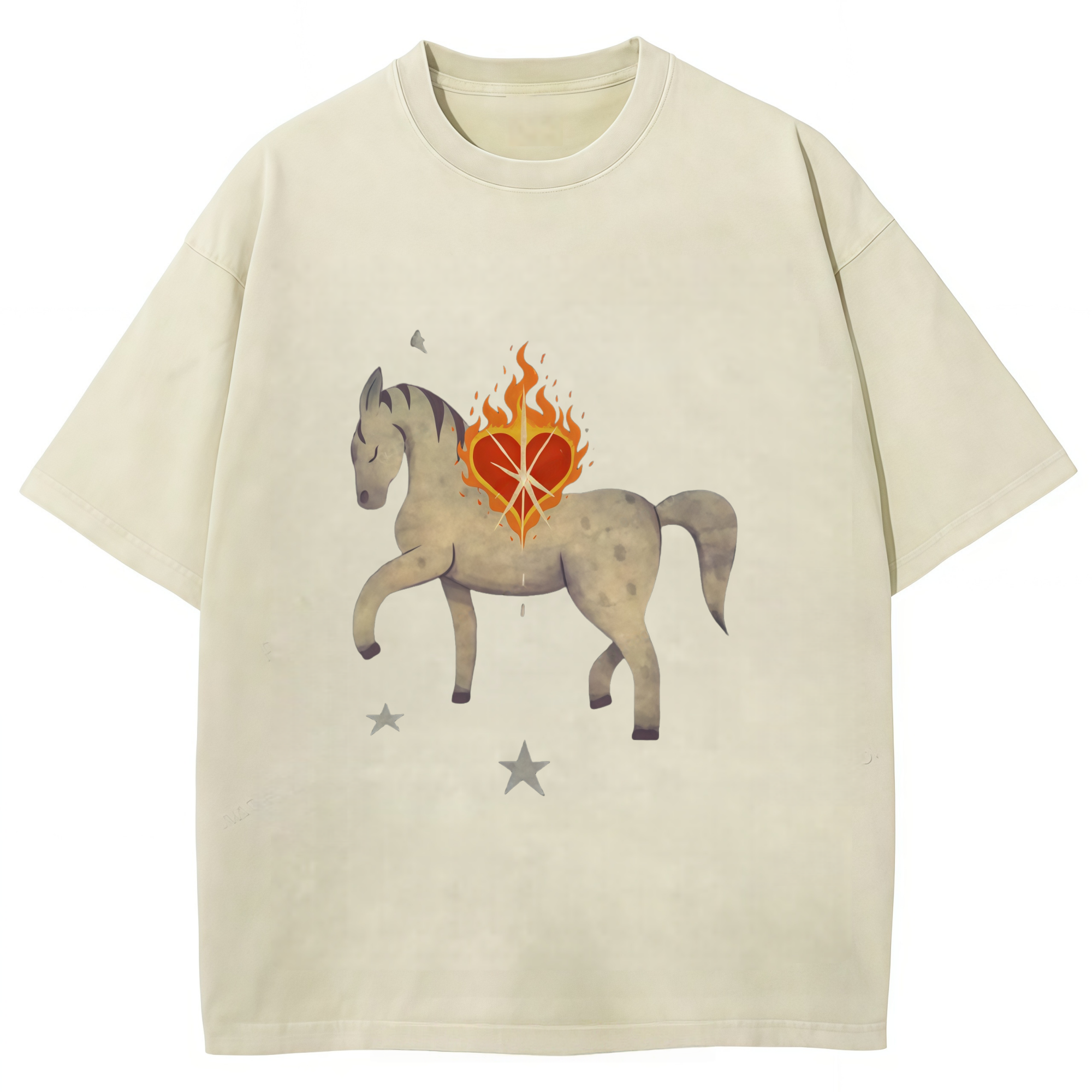 White Horse Starry Night T-shirt