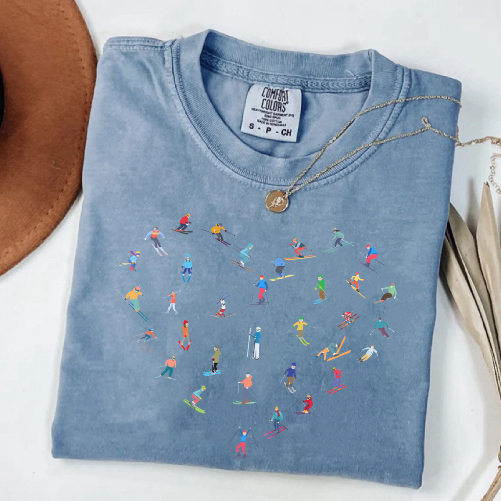 Heart Ski T-shirt