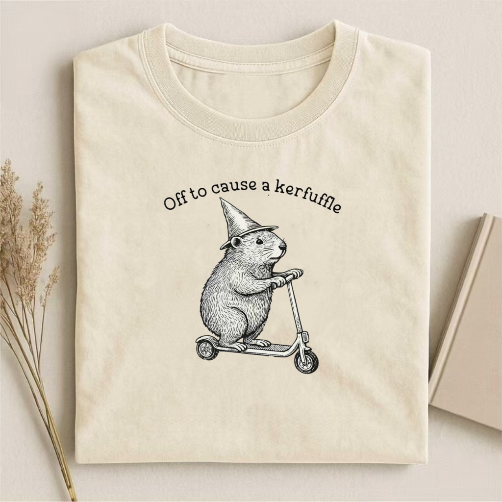 Kerfuffle-Causing Groundhog Wizard T-shirt