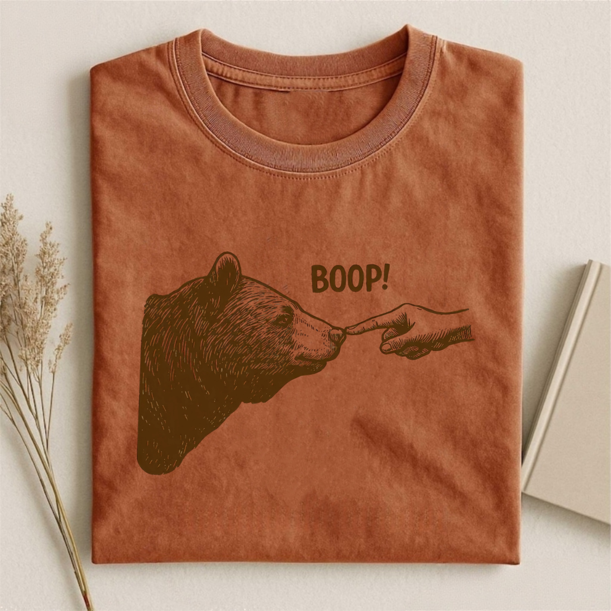 Comfort Colors Boop! Bear Graphic T-sshirt