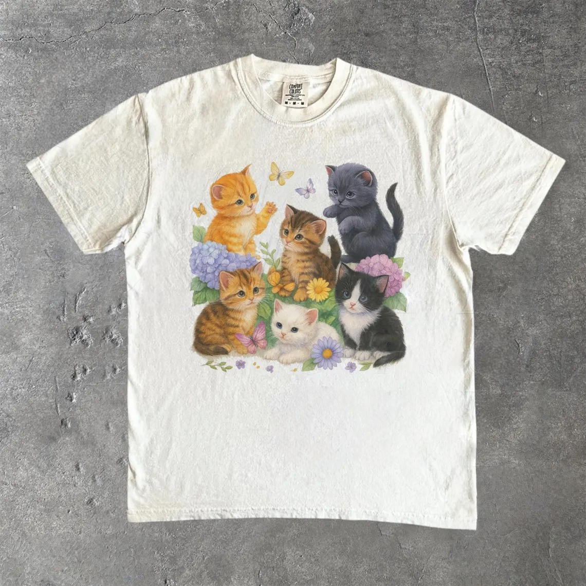 Cute Kitten Graphic T-Shirt