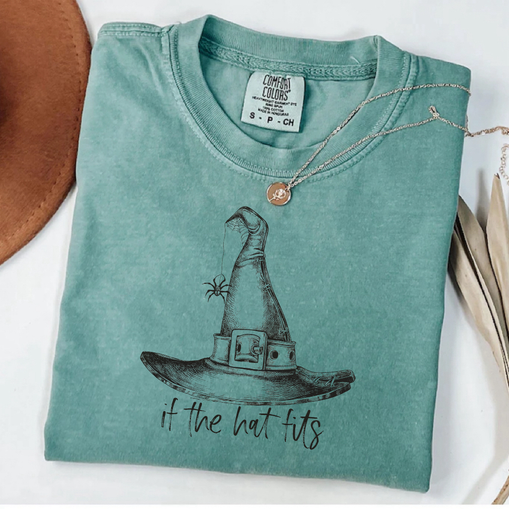 If The Hat Fits Witch Halloween Shirt