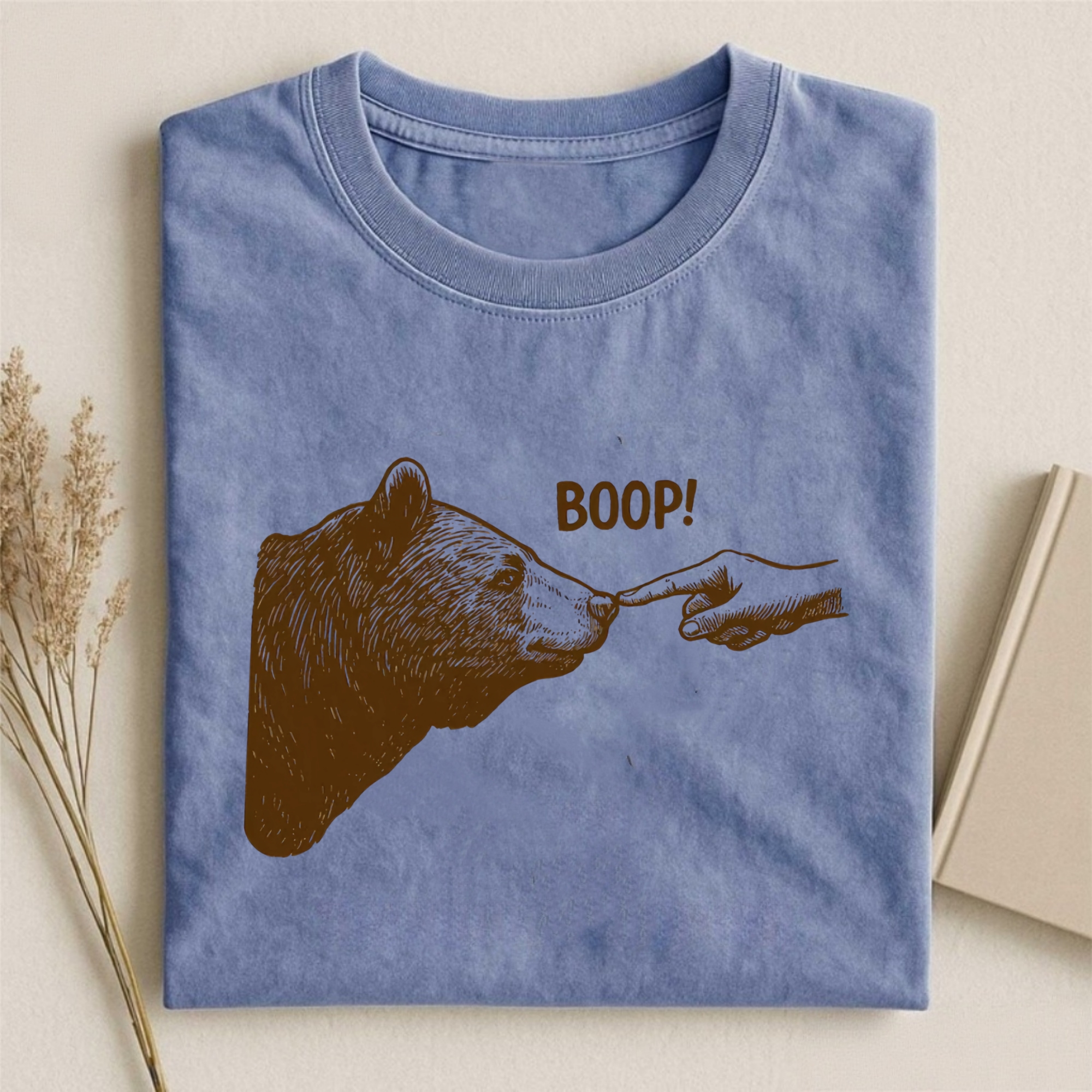 Comfort Colors Boop! Bear Graphic T-sshirt