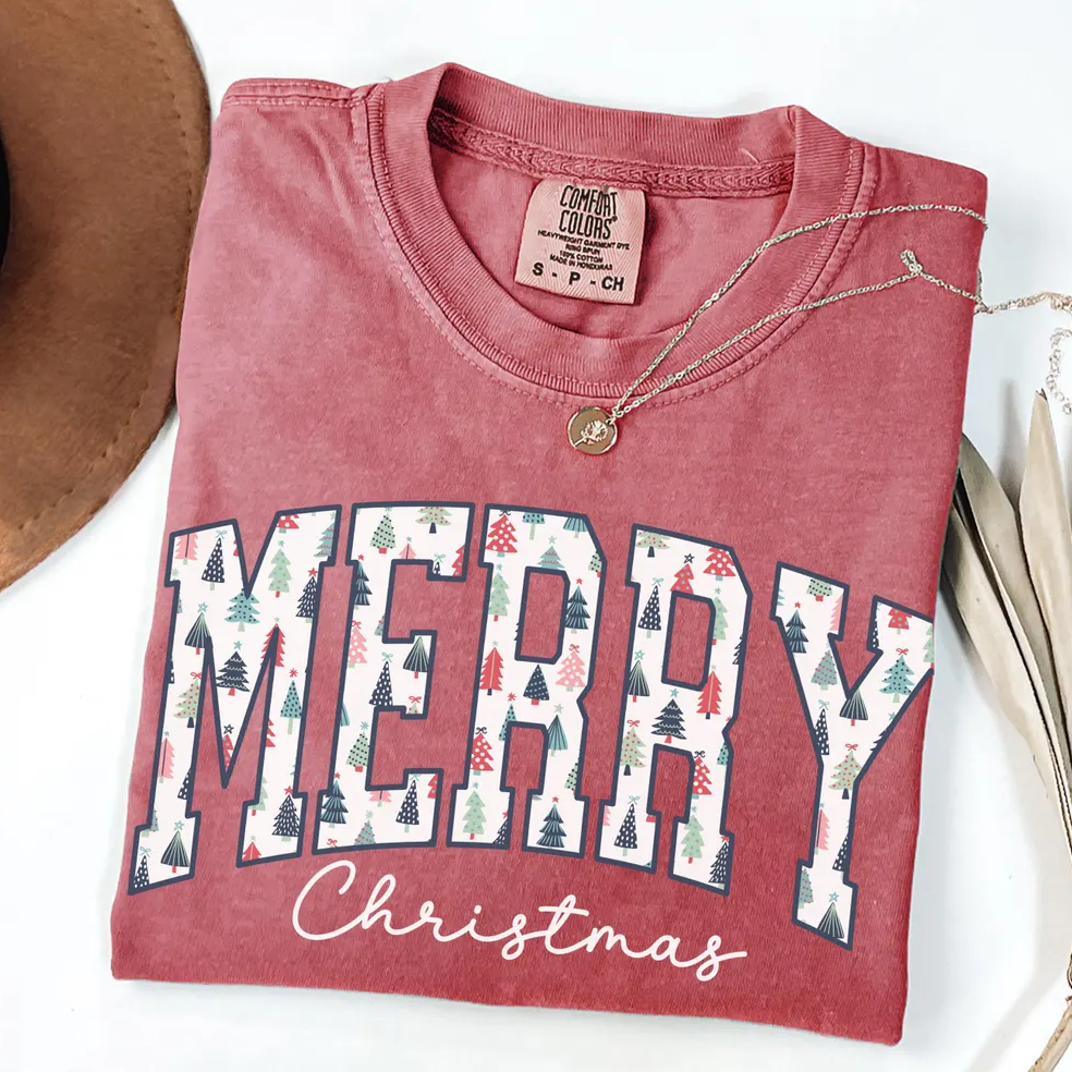 Comfort Colors Merry Christmas T-shirt