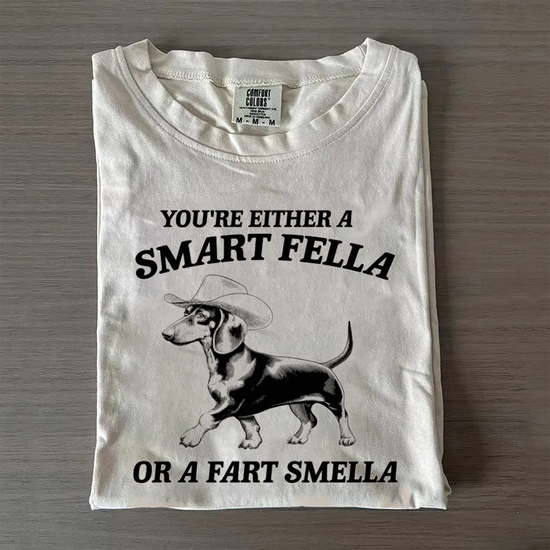 Are You A Smart Fella Or Fart Smella T-shirt