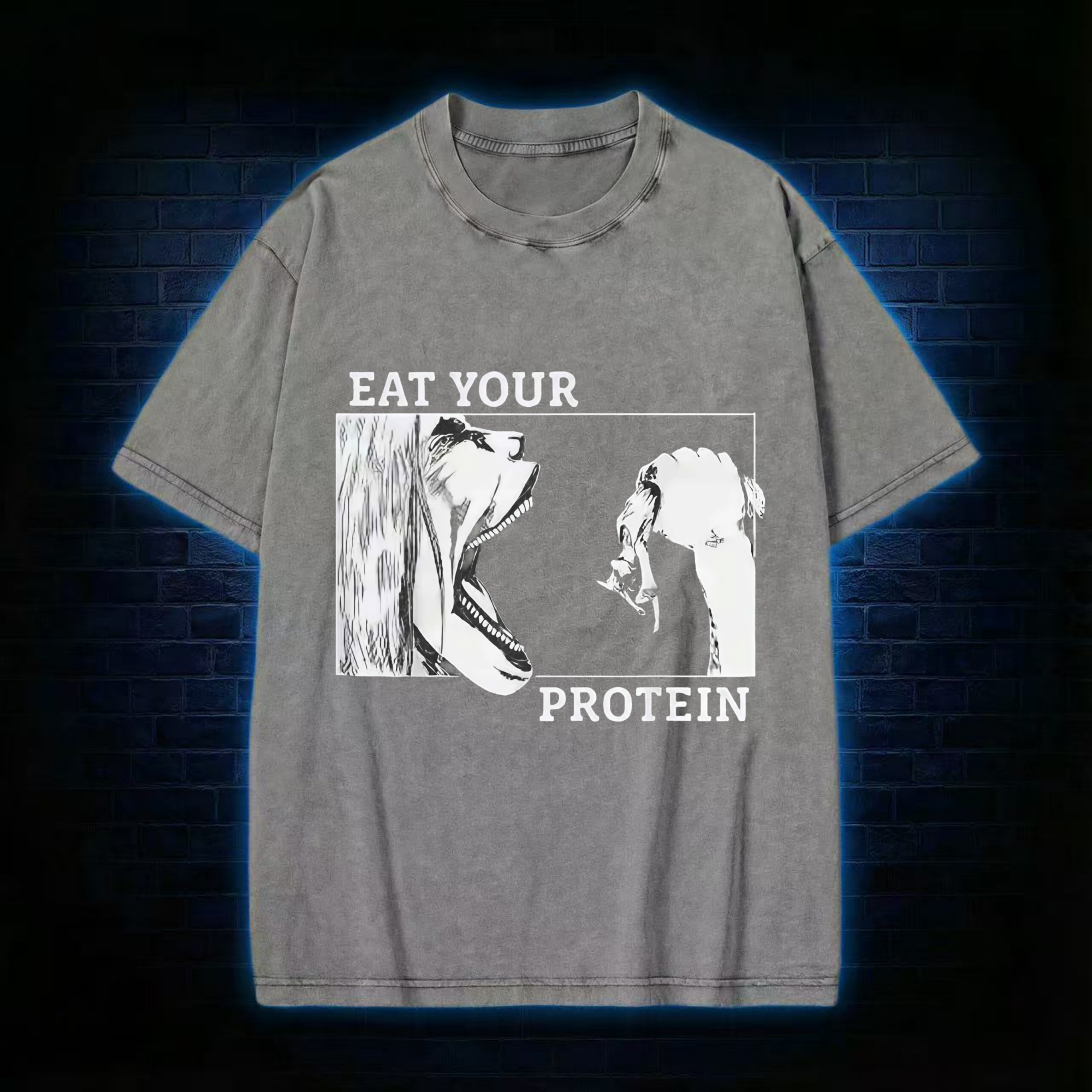 Eat Your Protein Washed T-shirt