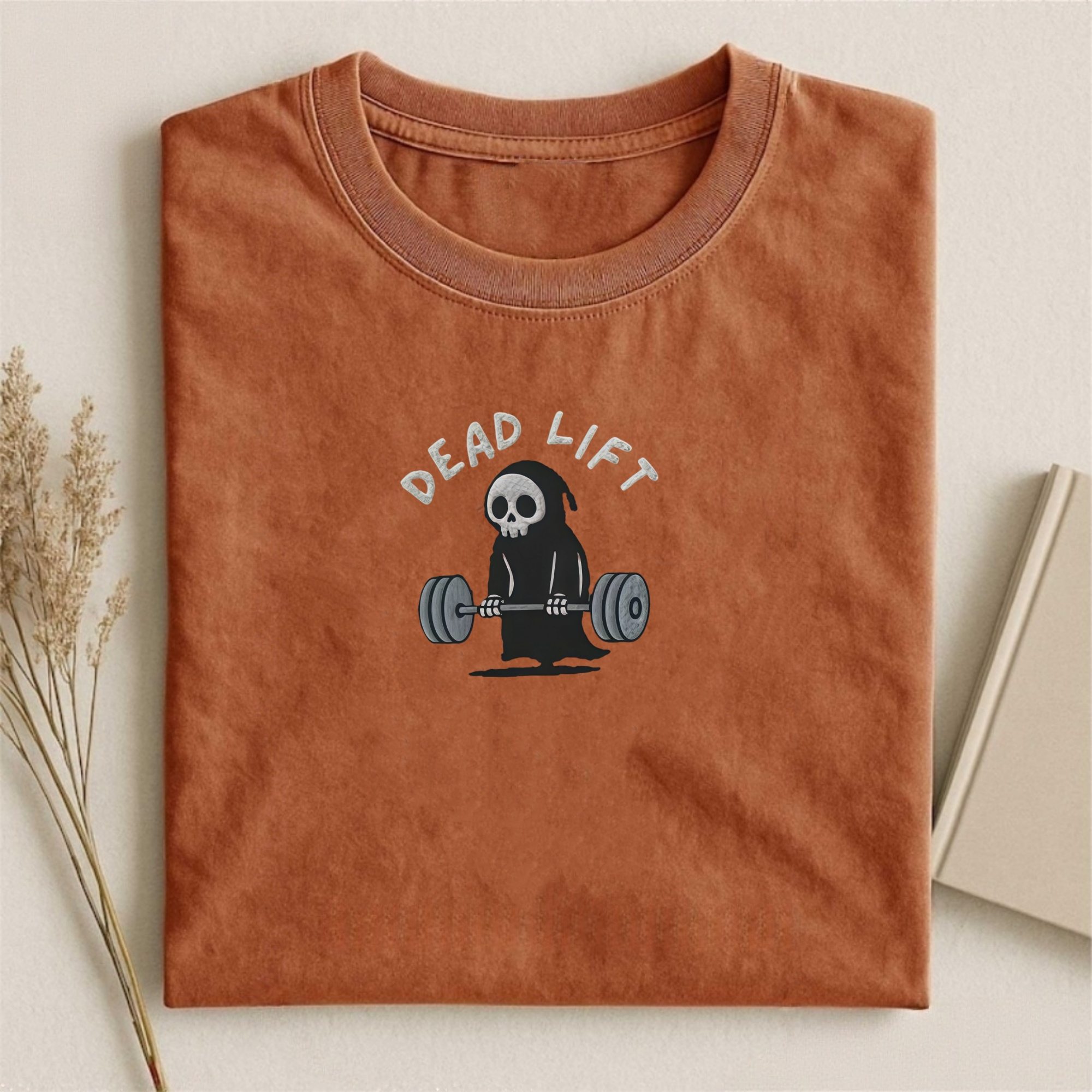 Embroidered Funny Gym T-shirt