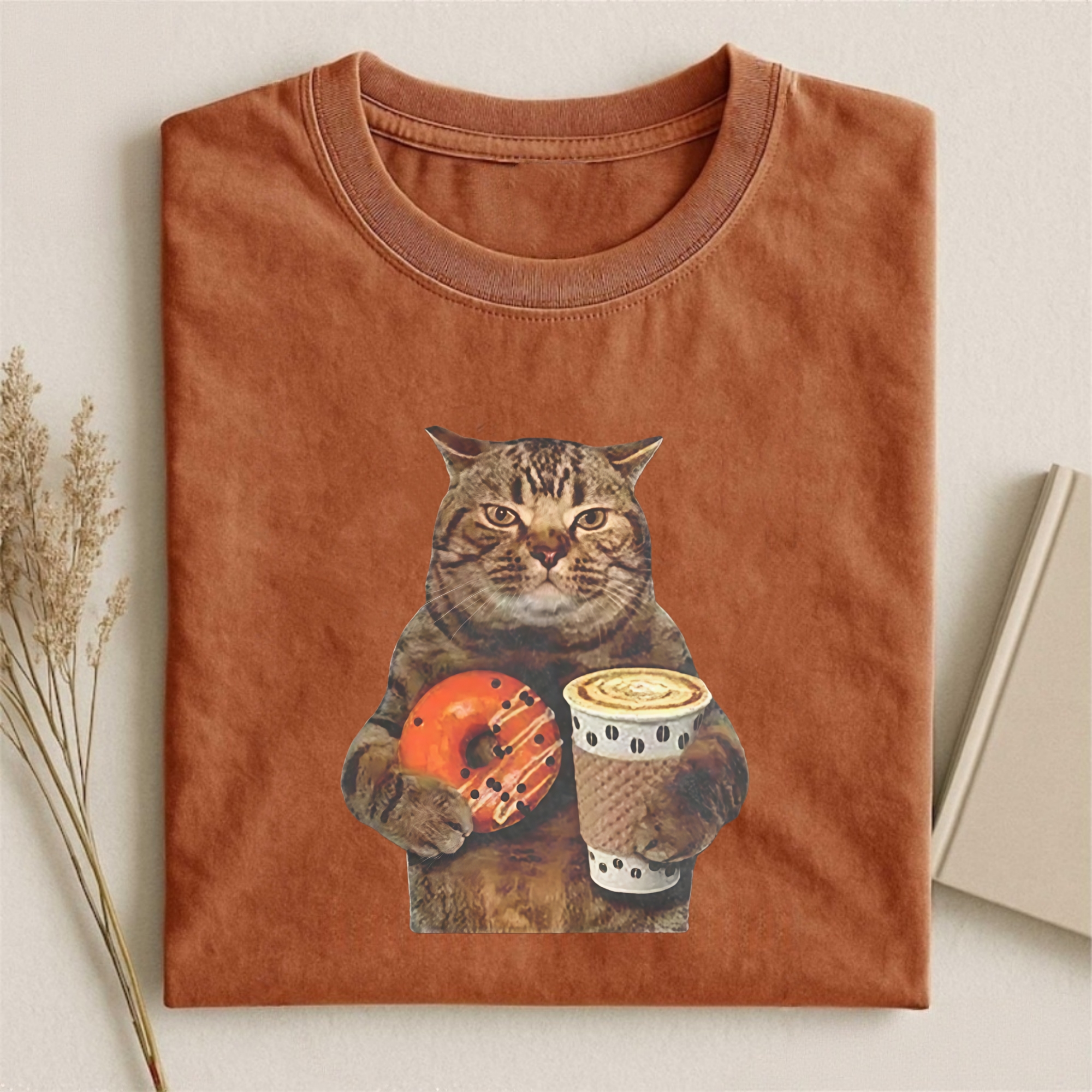 Funny Meme Fat Cat All I Need In Life T-shirt