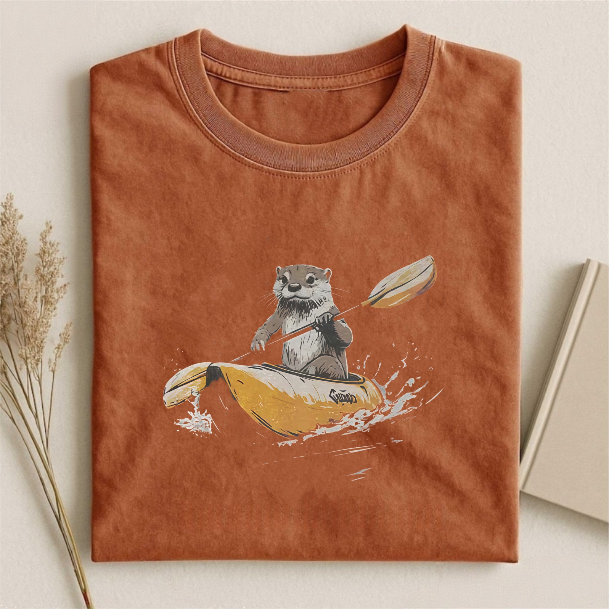 Kayaking Otter T-shirt