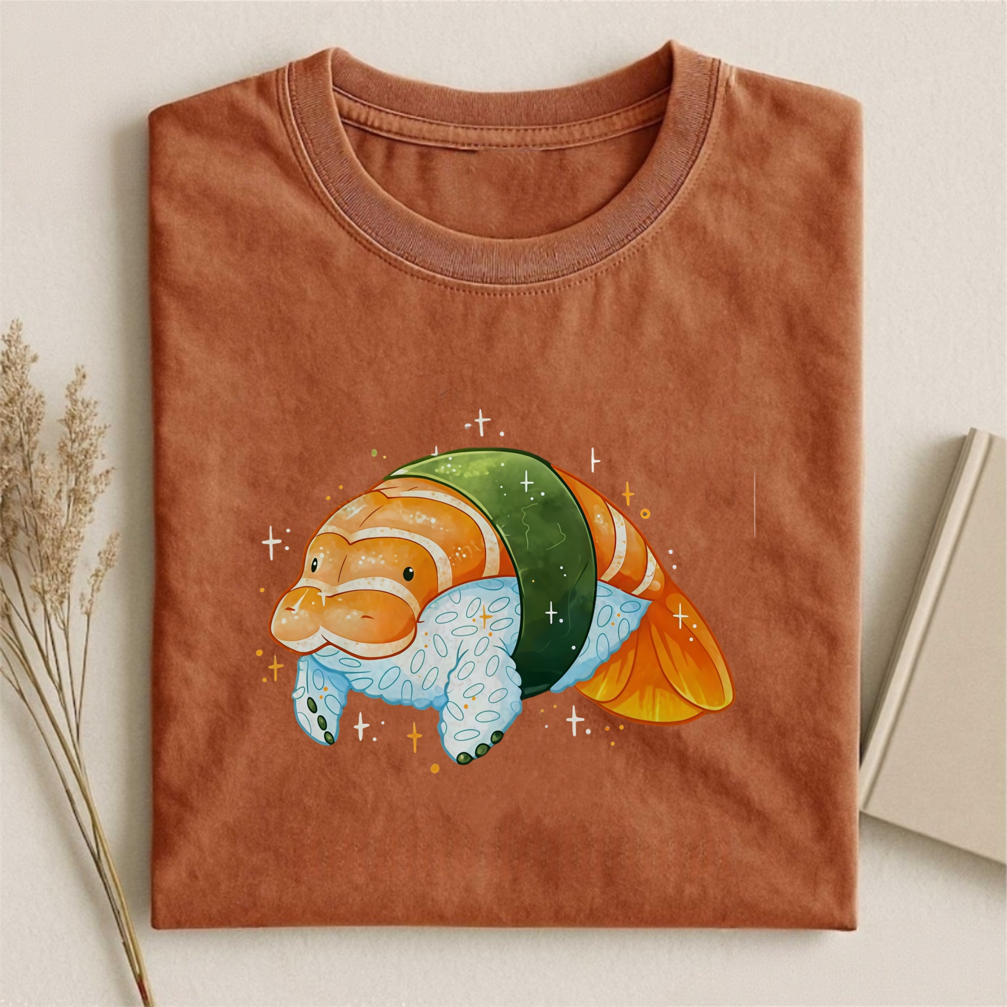 Sushi Shaped Salamander T-shirt