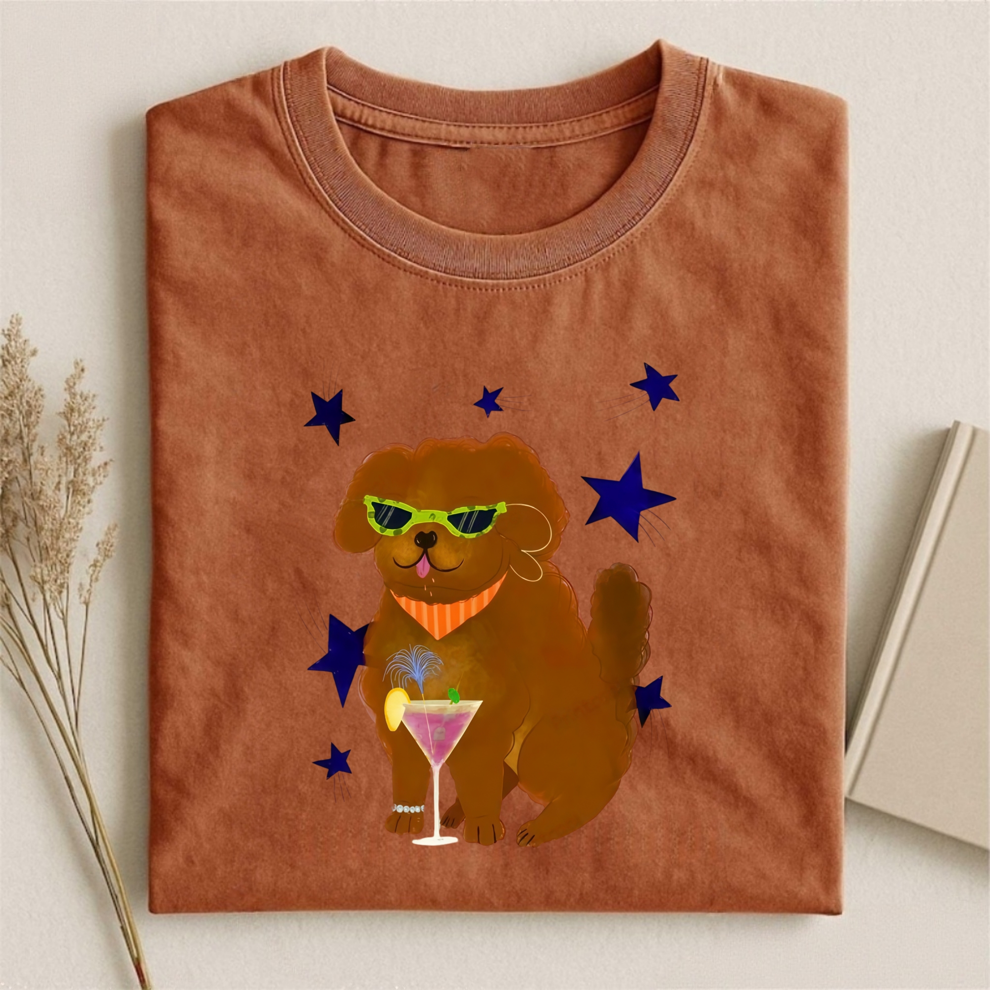 Trendy And Cute Dog T-shirt