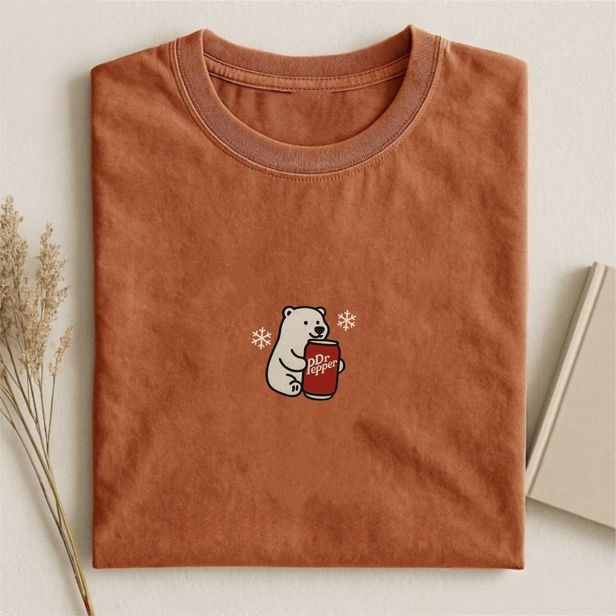 Embroidered Polar Bear T-shirt