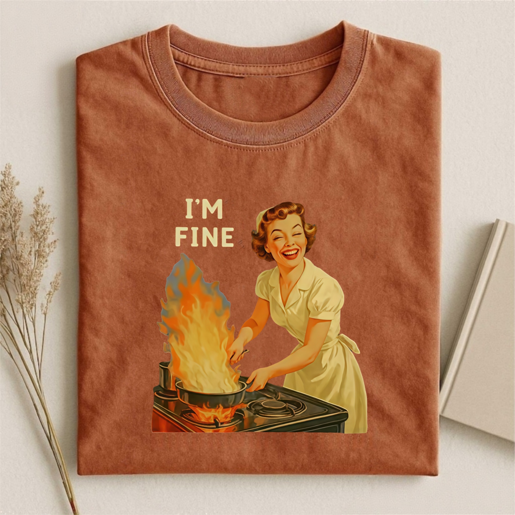 I’m Fine Retro T-shirt